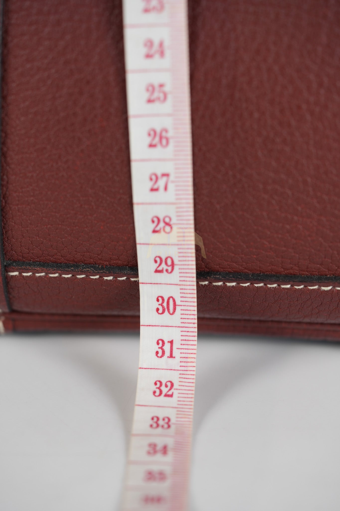 Garden Party Tote Bag (GPT) 30 in Rouge H Negonda Leather Palladium Hardware Stamp O Square (2011) | Purse Maison Luxury Bags Shop