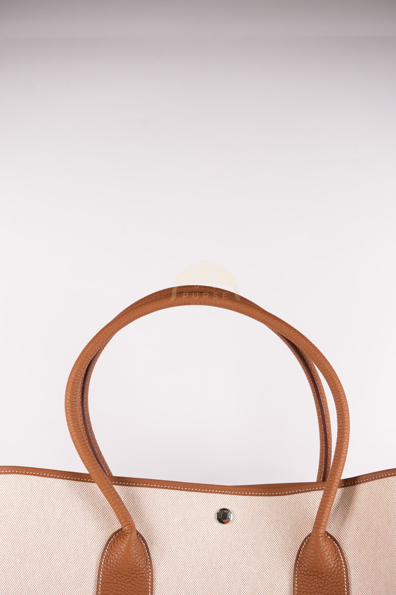 Garden Party Tote Bag (GPT) Voyage 41 in Beige Ecru Palladium Hardware Stamp K(2025) | Purse Maison Luxury Bags Shop