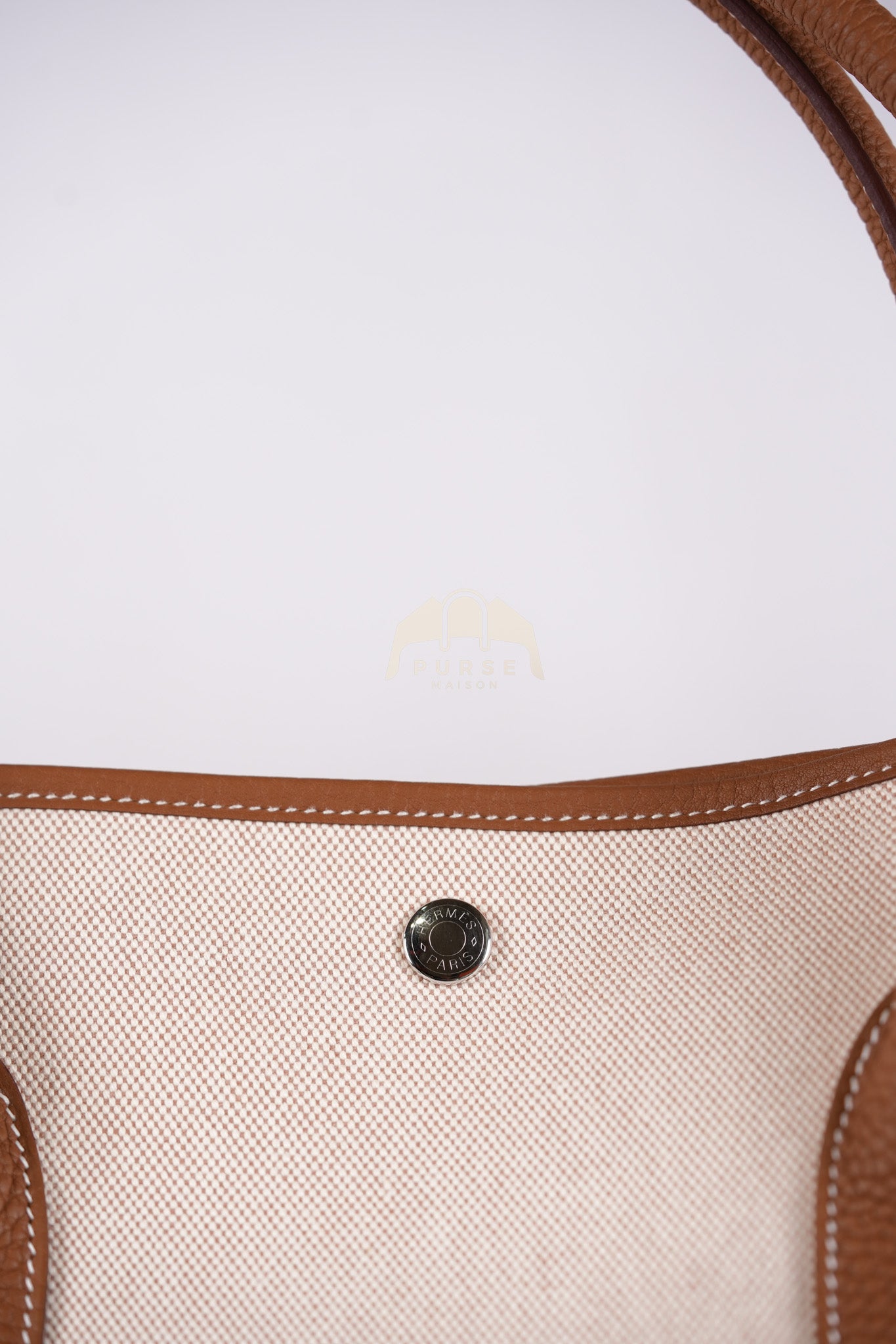 Garden Party Tote Bag (GPT) Voyage 41 in Beige Ecru Palladium Hardware Stamp K(2025) | Purse Maison Luxury Bags Shop