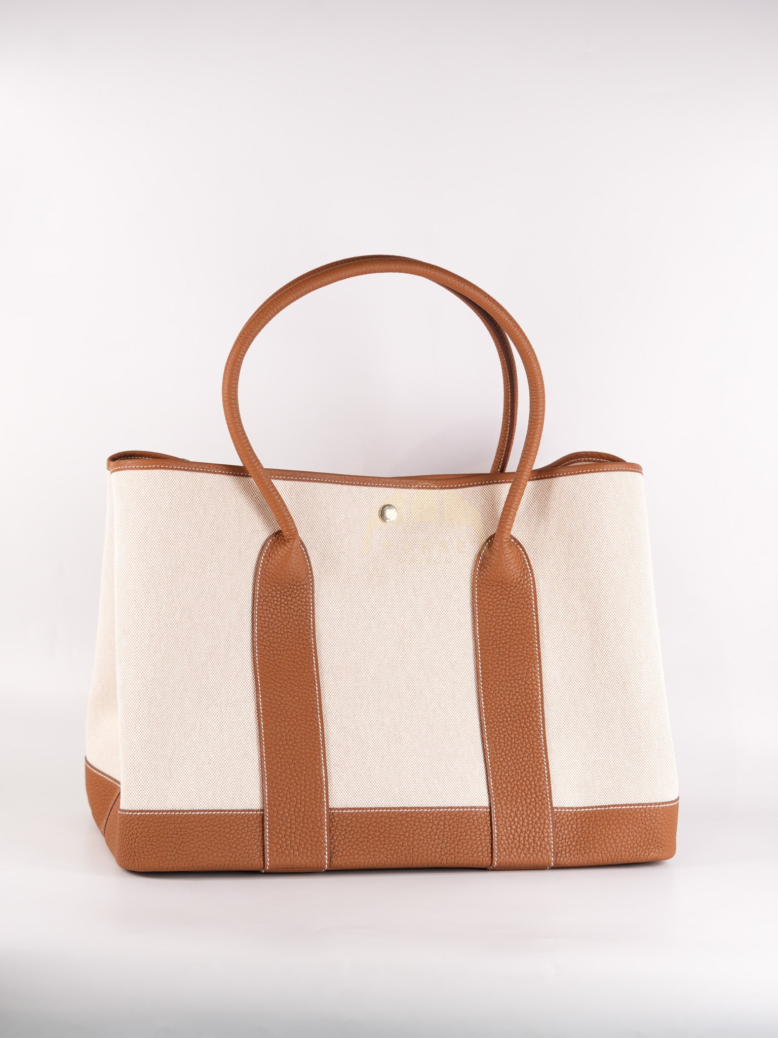 Garden Party Tote Bag (GPT) Voyage 41 in Beige Ecru Palladium Hardware Stamp K(2025) | Purse Maison Luxury Bags Shop