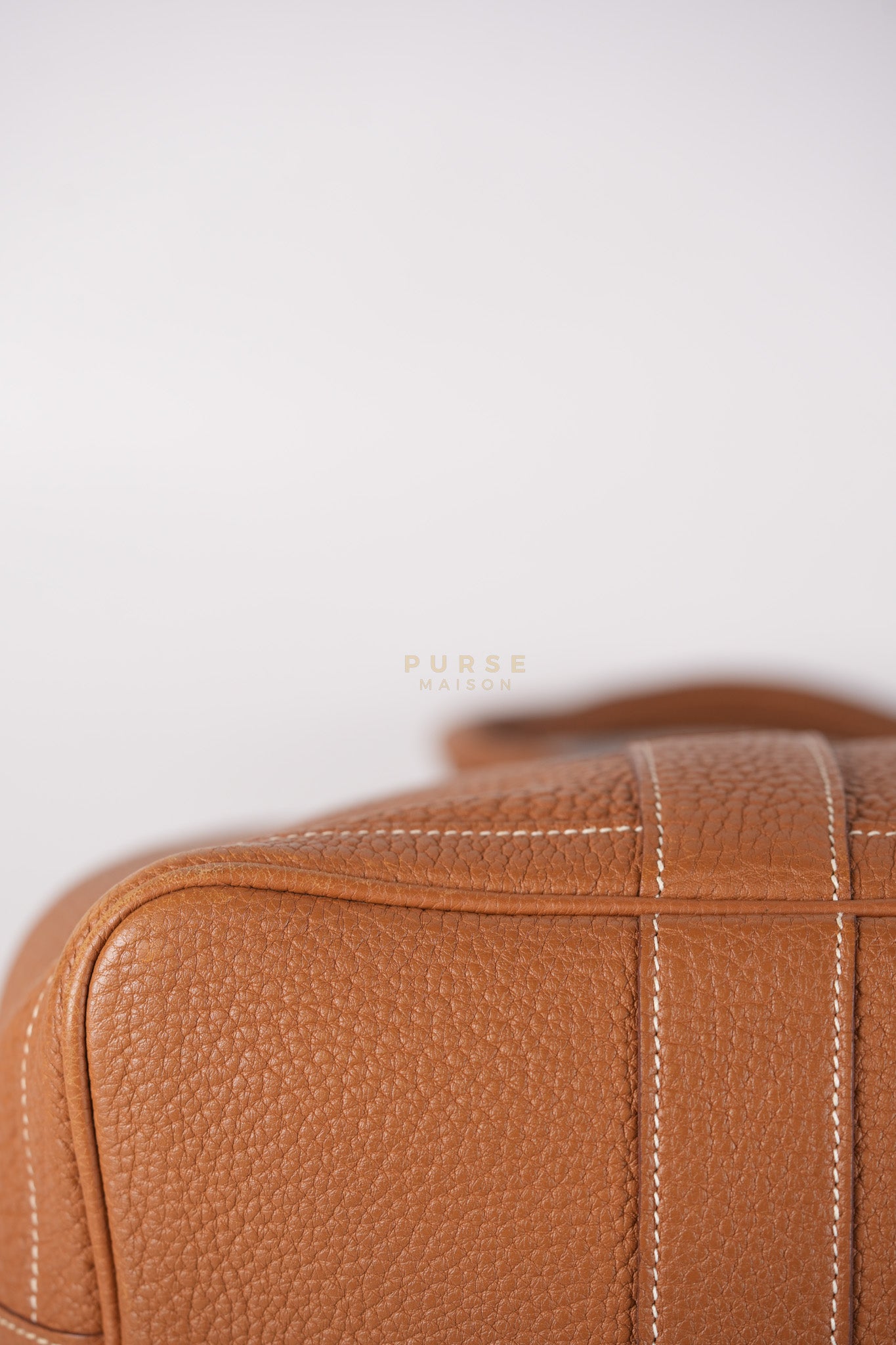 Garden Party Tote Bag(GTP) 36 in Gold Clemence Palladium Hardware Stamp X(2016) | Purse Maison Luxury Bags Shop