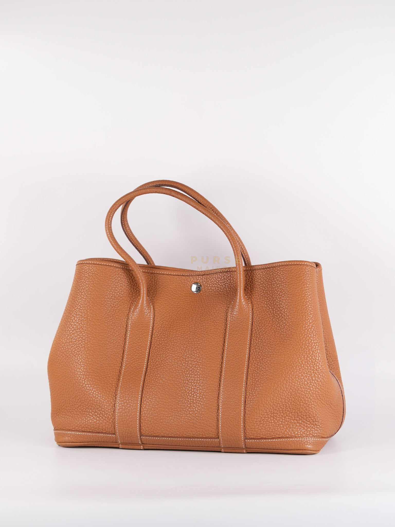 Garden Party Tote Bag(GTP) 36 in Gold Clemence Palladium Hardware Stamp X(2016) | Purse Maison Luxury Bags Shop