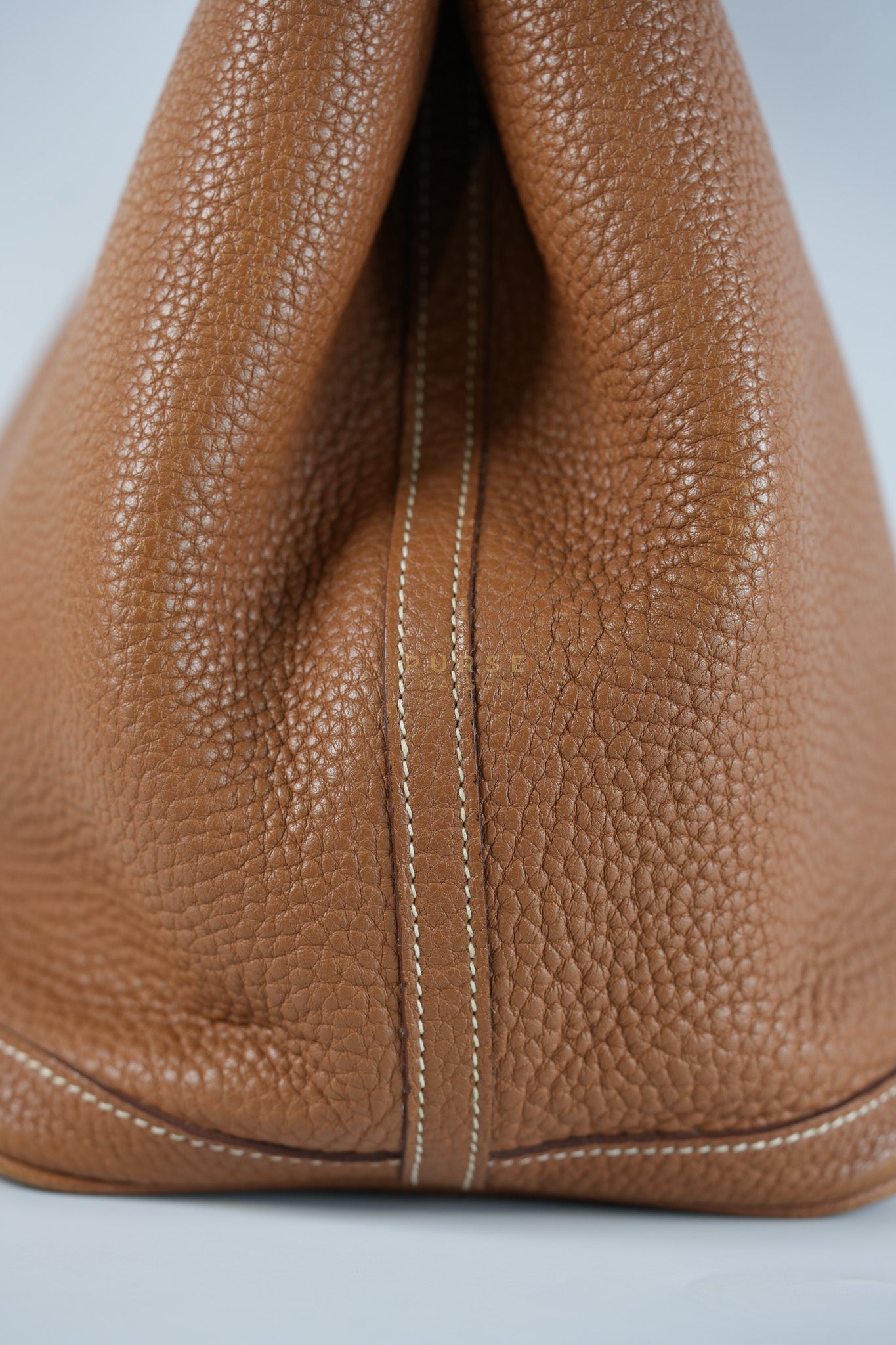 Garden Party Tote Bag(GTP) 36 in Gold Clemence Palladium Hardware Stamp X(2016) | Purse Maison Luxury Bags Shop