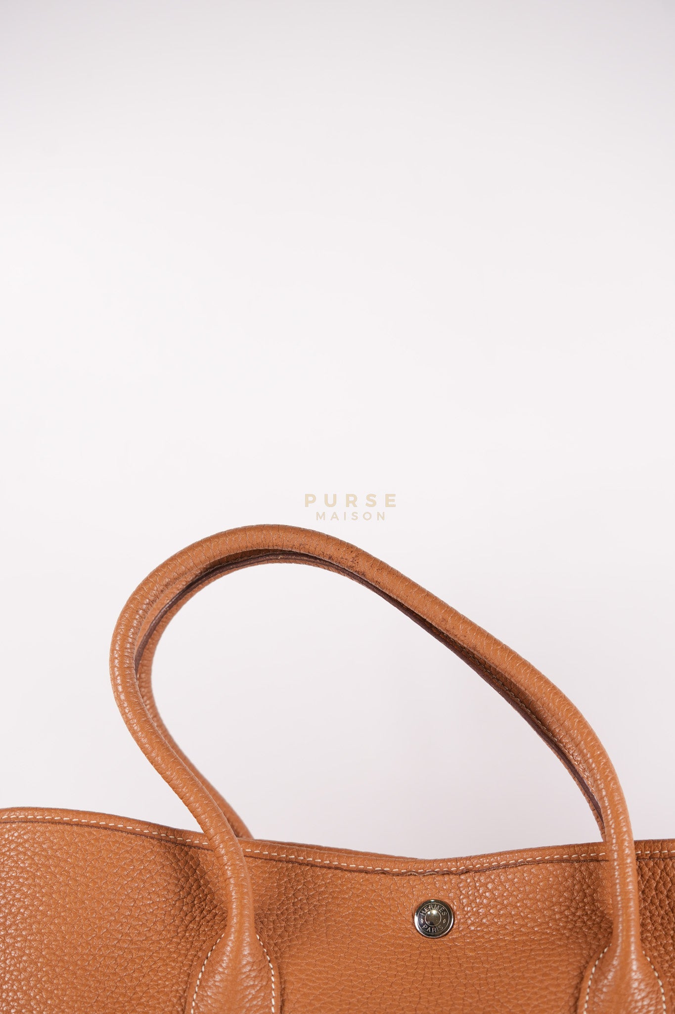 Garden Party Tote Bag(GTP) 36 in Gold Clemence Palladium Hardware Stamp X(2016) | Purse Maison Luxury Bags Shop