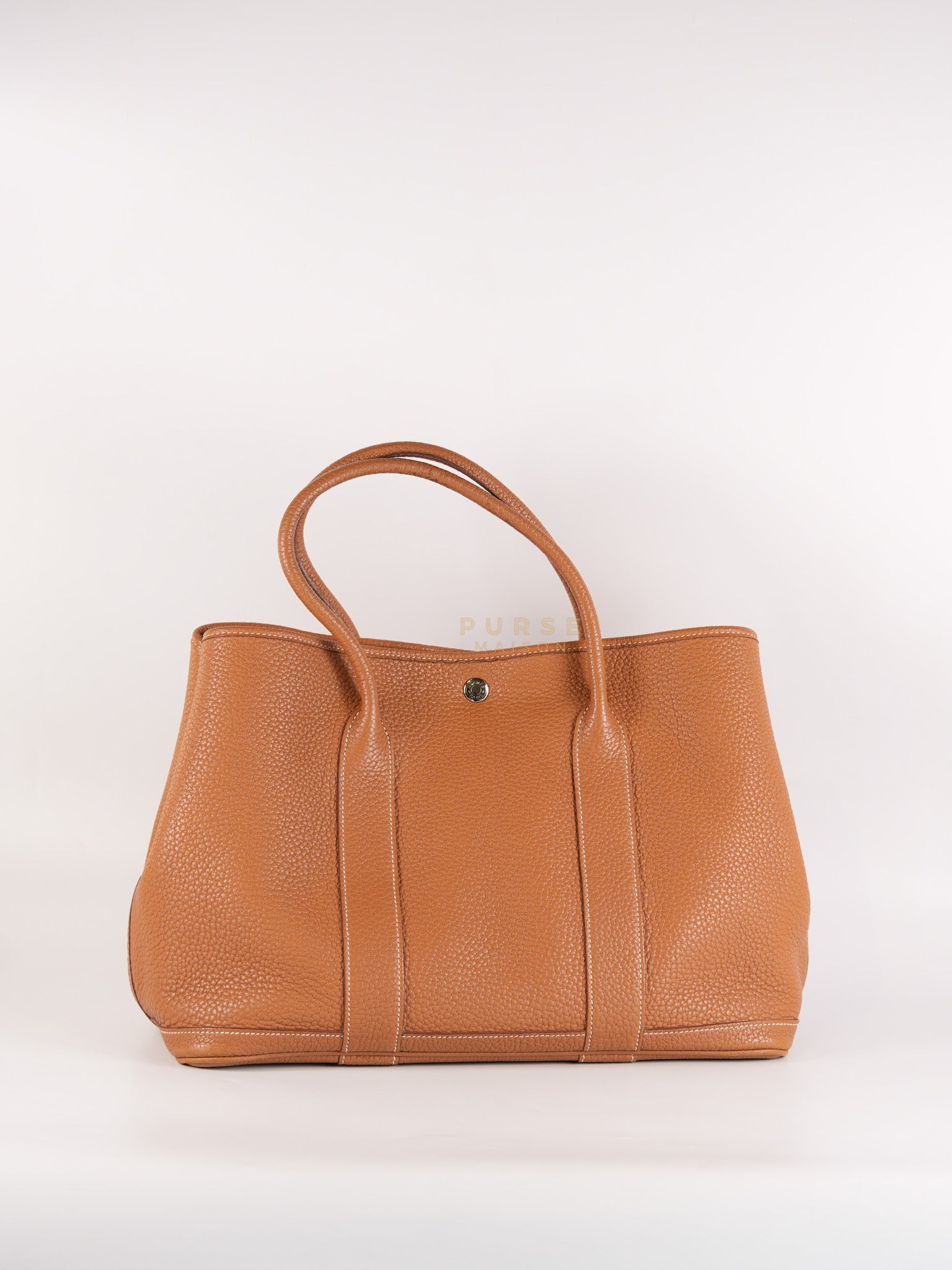 Garden Party Tote Bag(GTP) 36 in Gold Clemence Palladium Hardware Stamp X(2016) | Purse Maison Luxury Bags Shop