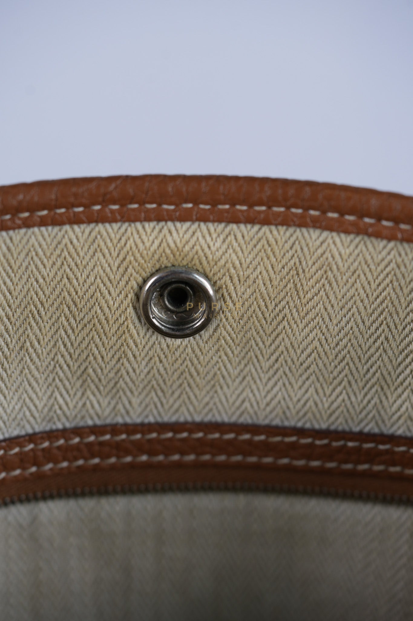 Garden Party Tote Bag(GTP) 36 in Gold Clemence Palladium Hardware Stamp X(2016) | Purse Maison Luxury Bags Shop