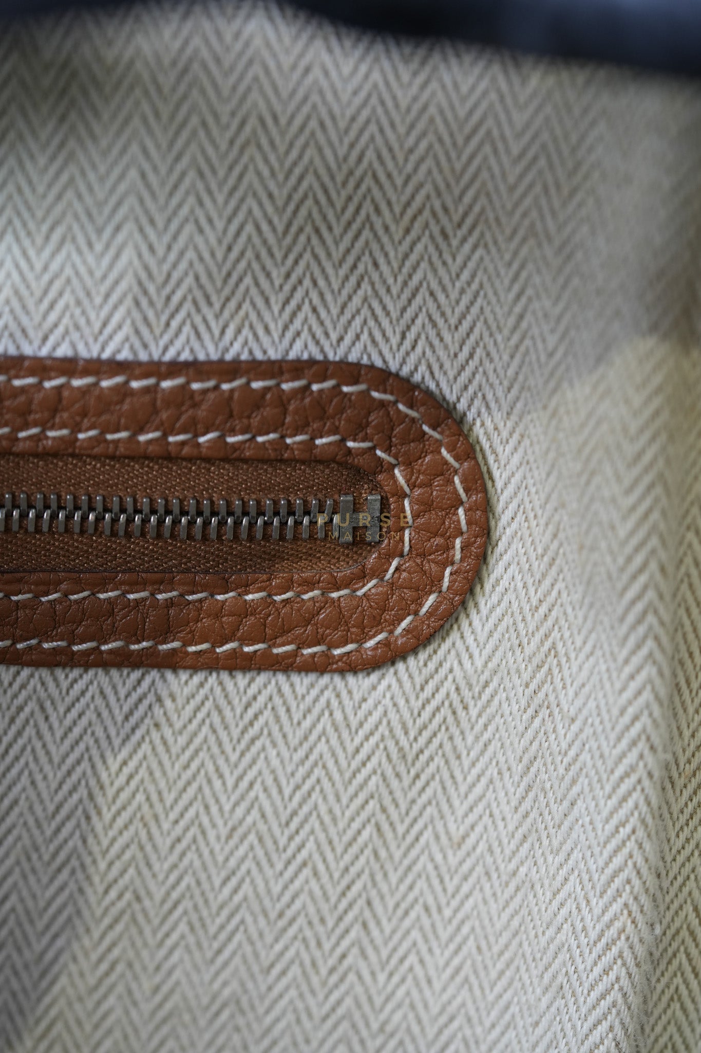 Garden Party Tote Bag(GTP) 36 in Gold Clemence Palladium Hardware Stamp X(2016) | Purse Maison Luxury Bags Shop