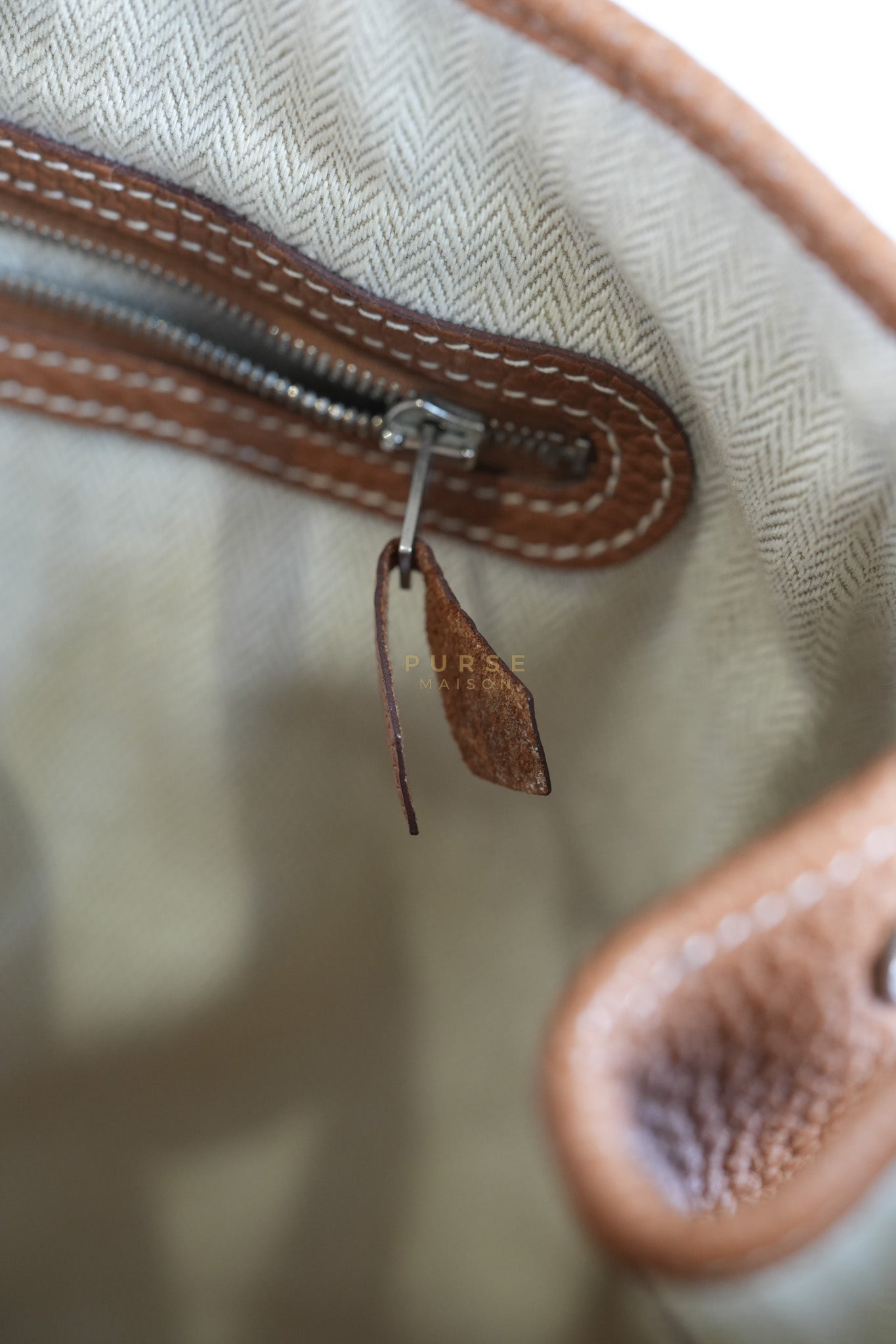 Garden Party Tote Bag(GTP) 36 in Gold Clemence Palladium Hardware Stamp X(2016) | Purse Maison Luxury Bags Shop