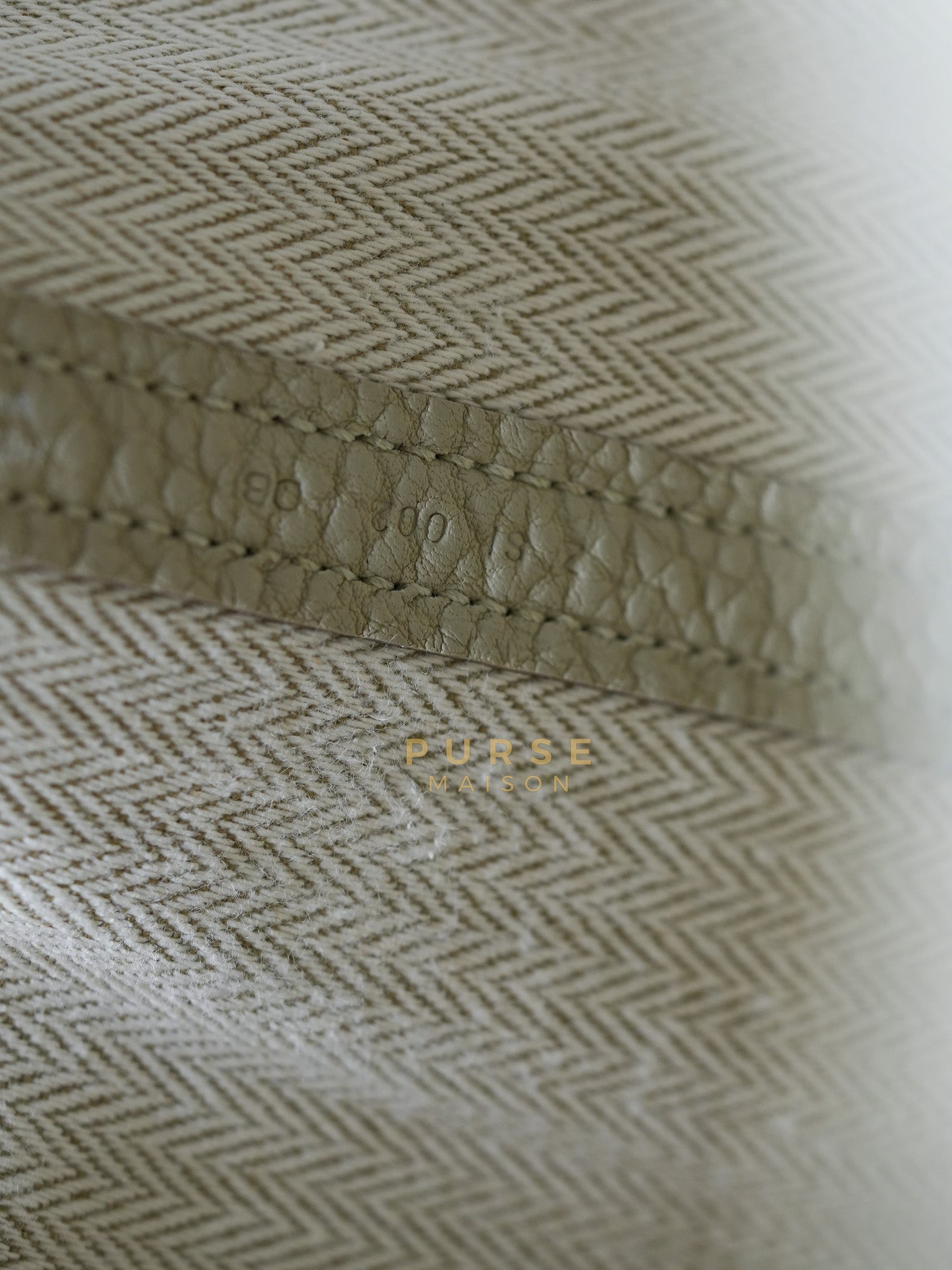 Garden Party Tote (GPT) 30 in Beton Veau Negonda Leather & Palladium Hardware Stamp Z (2021) | Purse Maison Luxury Bags Shop