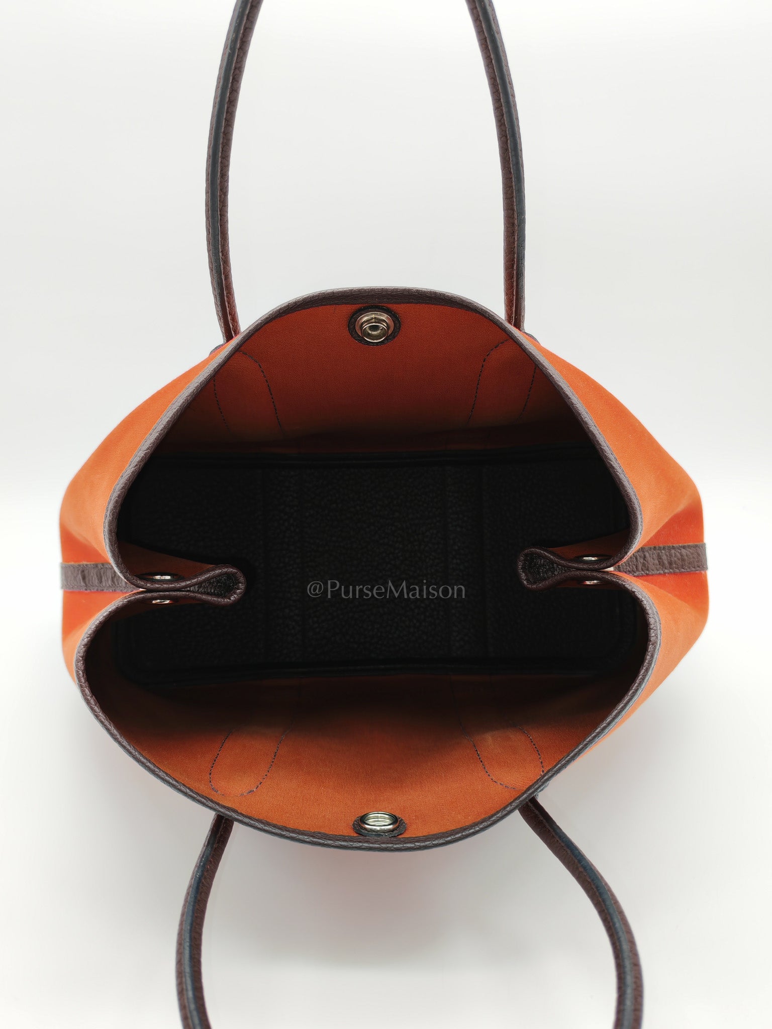 Garden Party Tote (GPT) 30 in Orange Mecano Canvas Palladium Hardware Stamp Z(2021) | Purse Maison Luxury Bags Shop