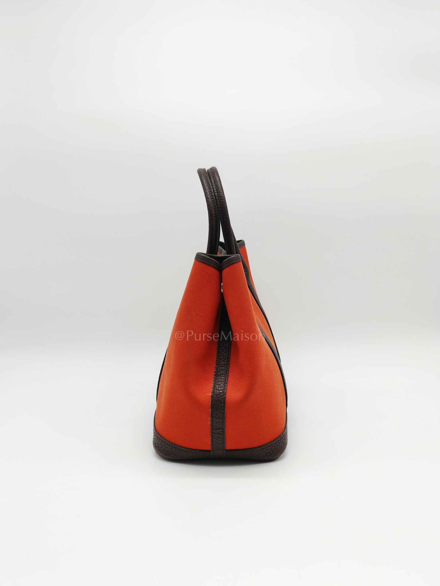 Garden Party Tote (GPT) 30 in Orange Mecano Canvas Palladium Hardware Stamp Z(2021) | Purse Maison Luxury Bags Shop