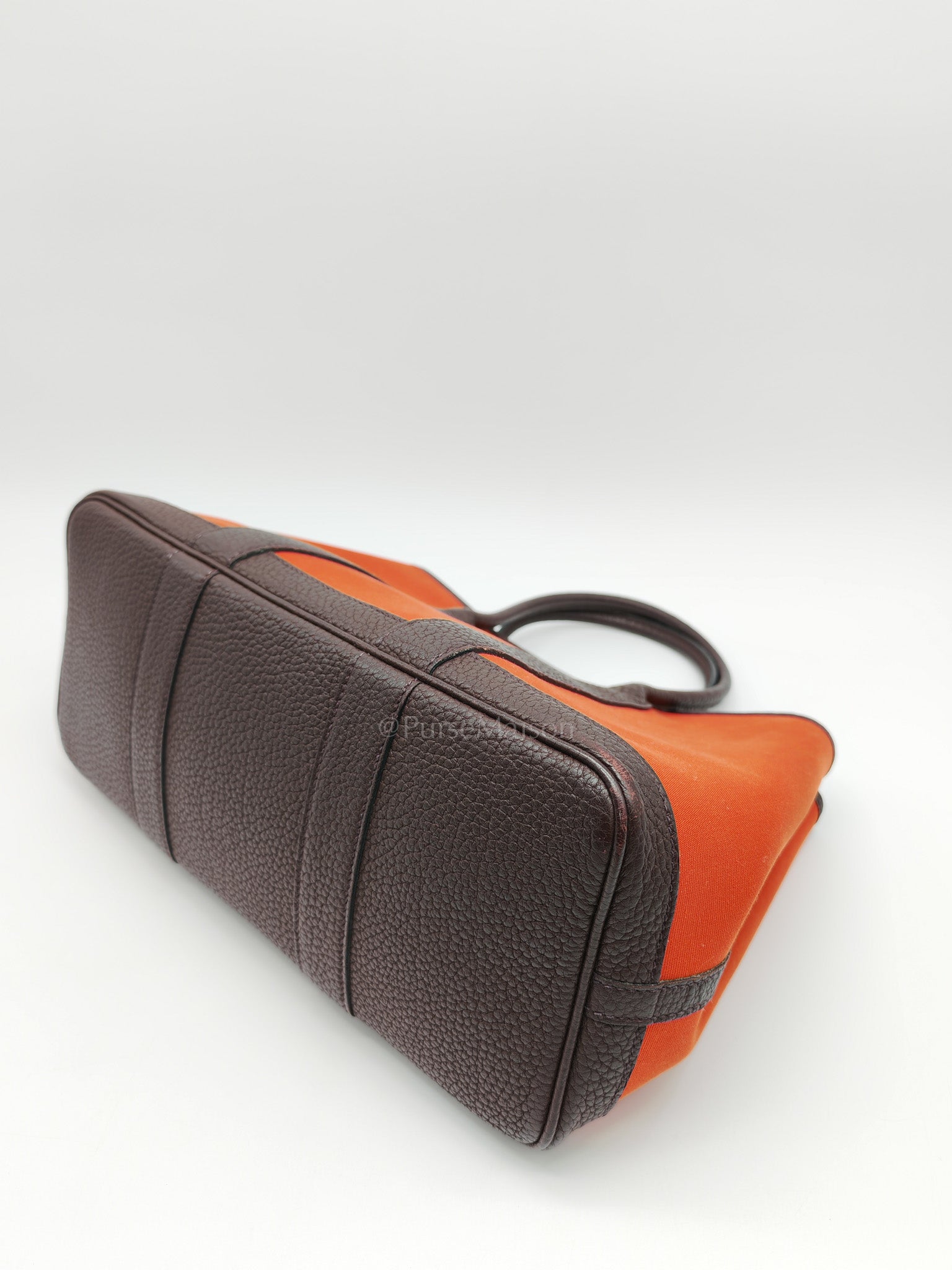 Garden Party Tote (GPT) 30 in Orange Mecano Canvas Palladium Hardware Stamp Z(2021) | Purse Maison Luxury Bags Shop
