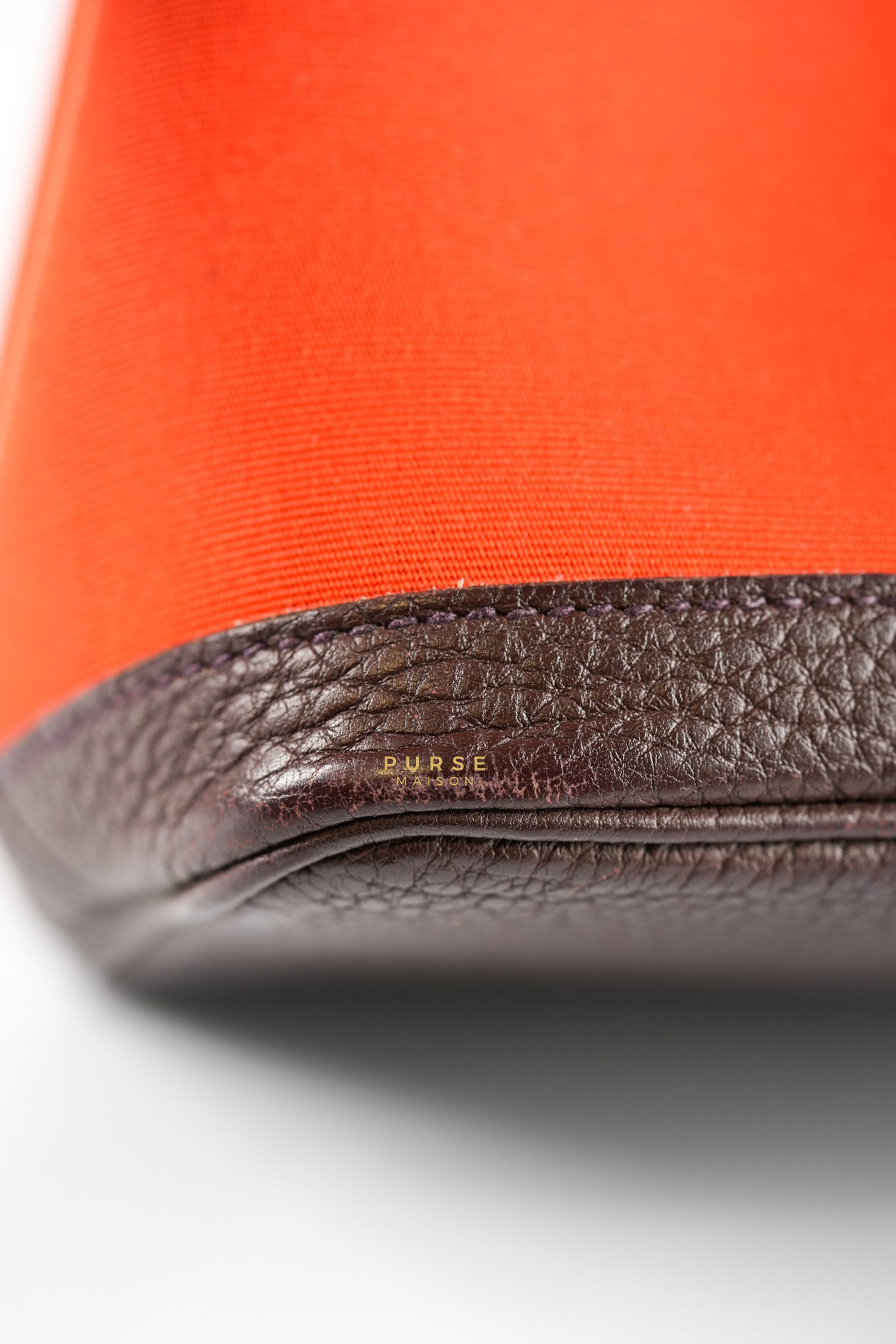 Garden Party Tote (GPT) 30 in Orange Mecano Canvas Stamp A | Purse Maison Luxury Bags Shop