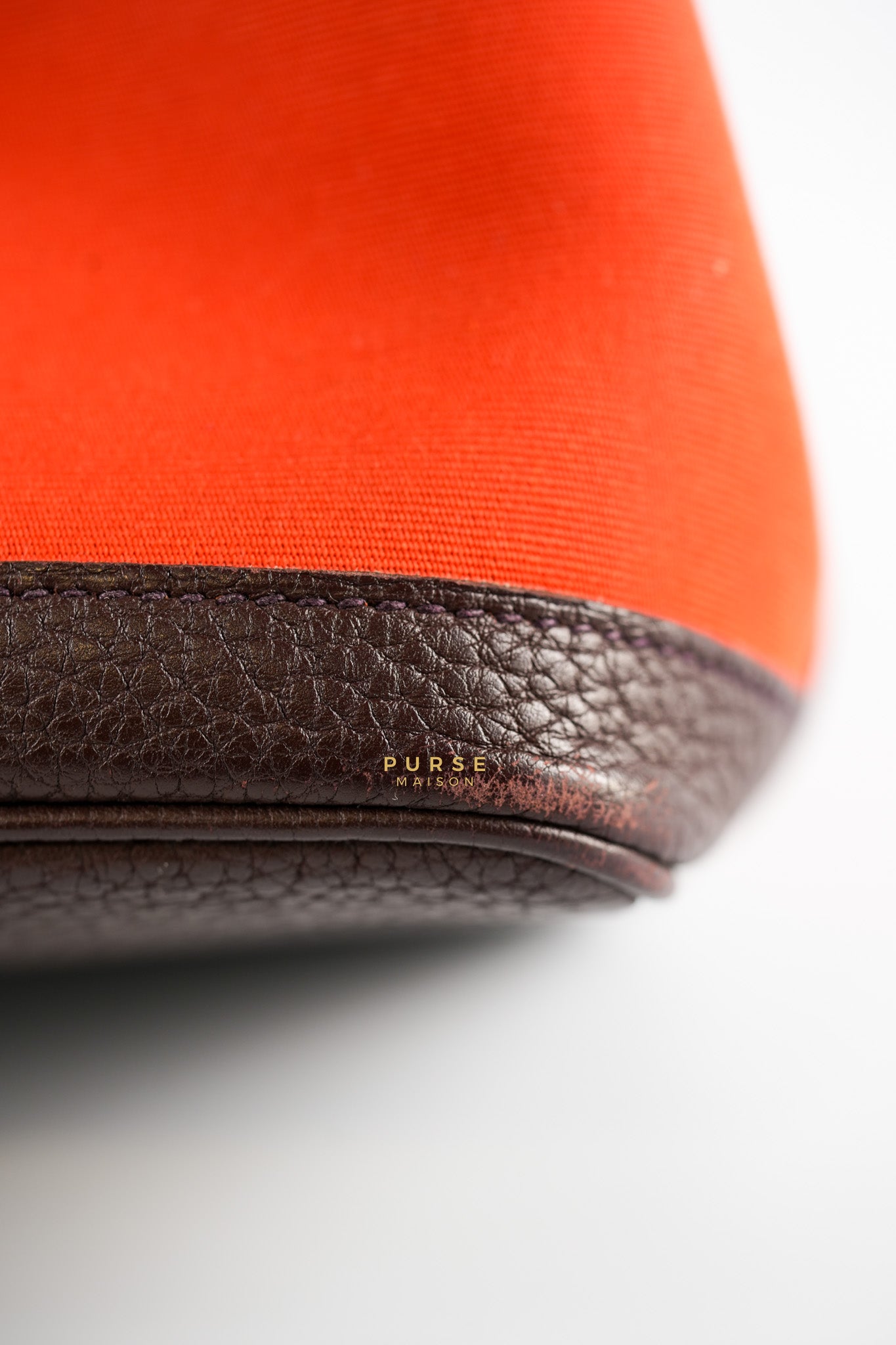 Garden Party Tote (GPT) 30 in Orange Mecano Canvas Stamp A | Purse Maison Luxury Bags Shop