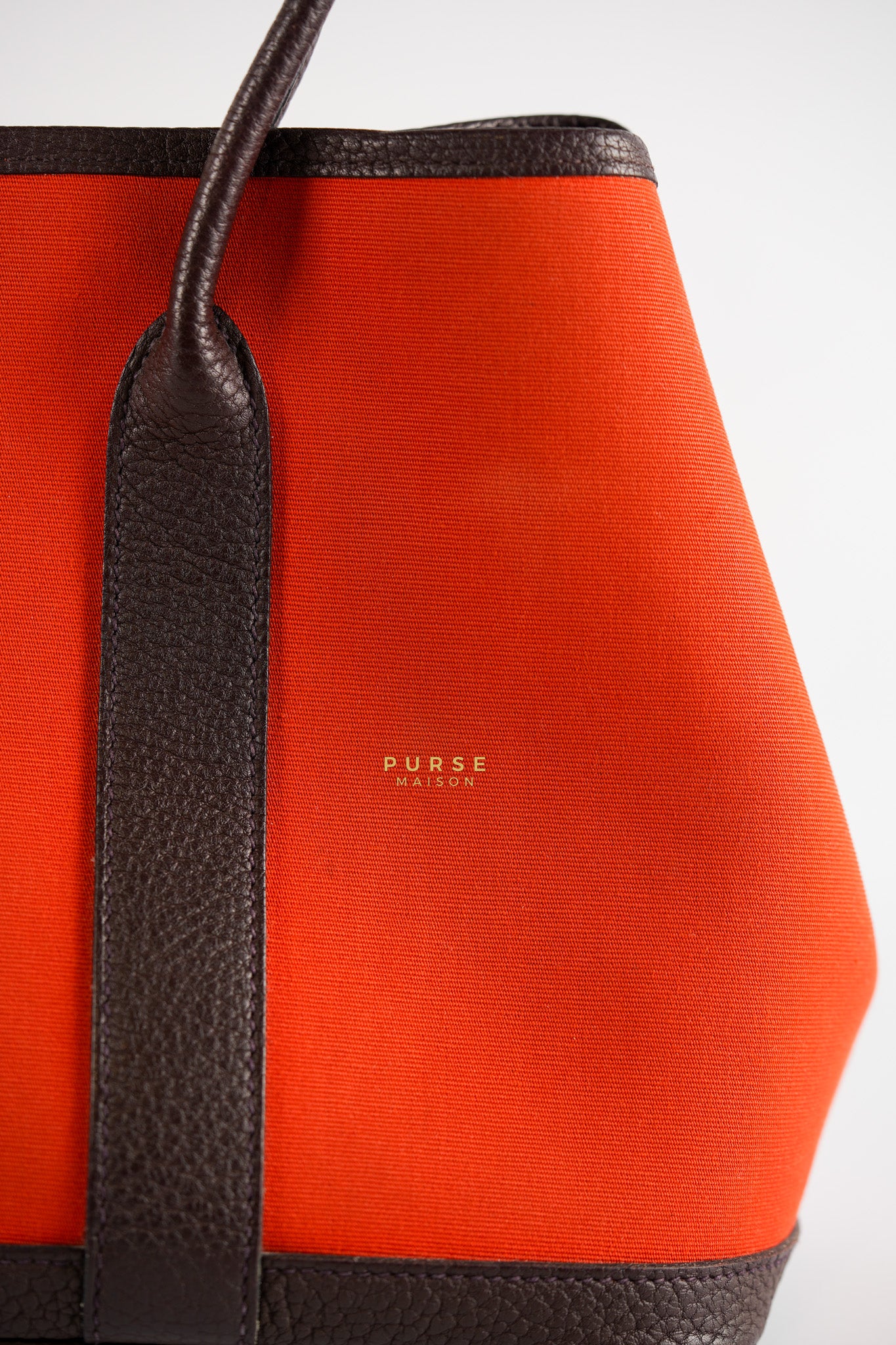 Garden Party Tote (GPT) 30 in Orange Mecano Canvas Stamp A | Purse Maison Luxury Bags Shop