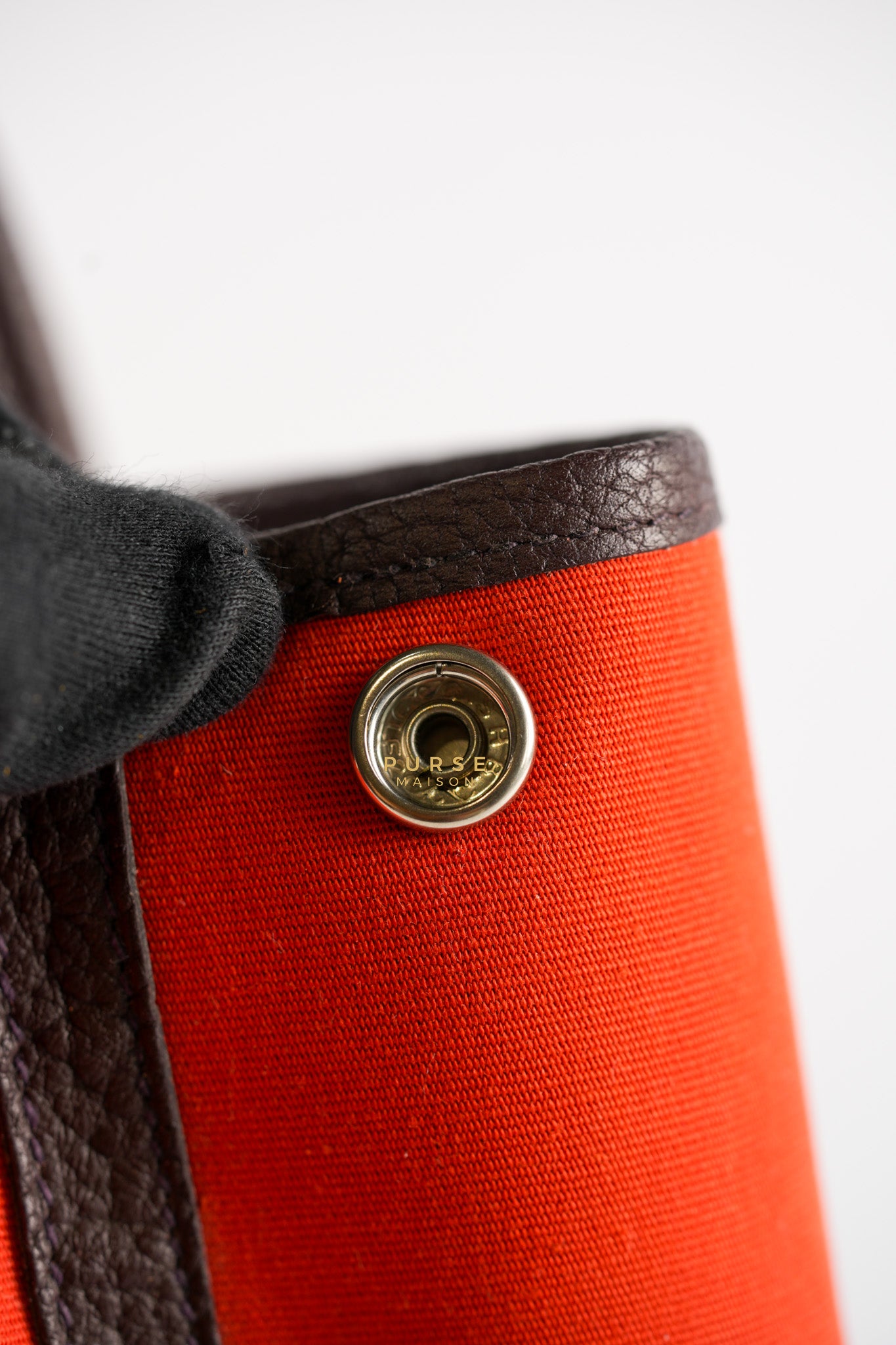 Garden Party Tote (GPT) 30 in Orange Mecano Canvas Stamp A | Purse Maison Luxury Bags Shop