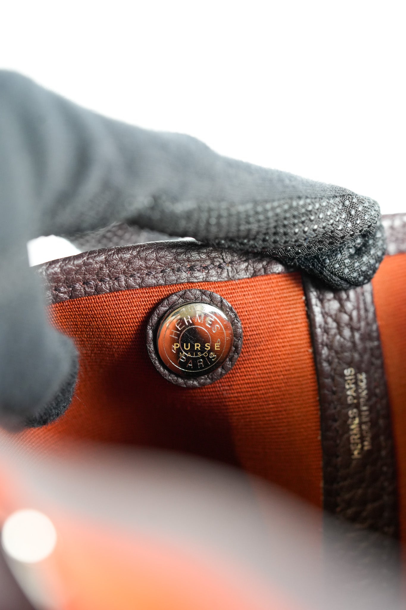 Garden Party Tote (GPT) 30 in Orange Mecano Canvas Stamp A | Purse Maison Luxury Bags Shop