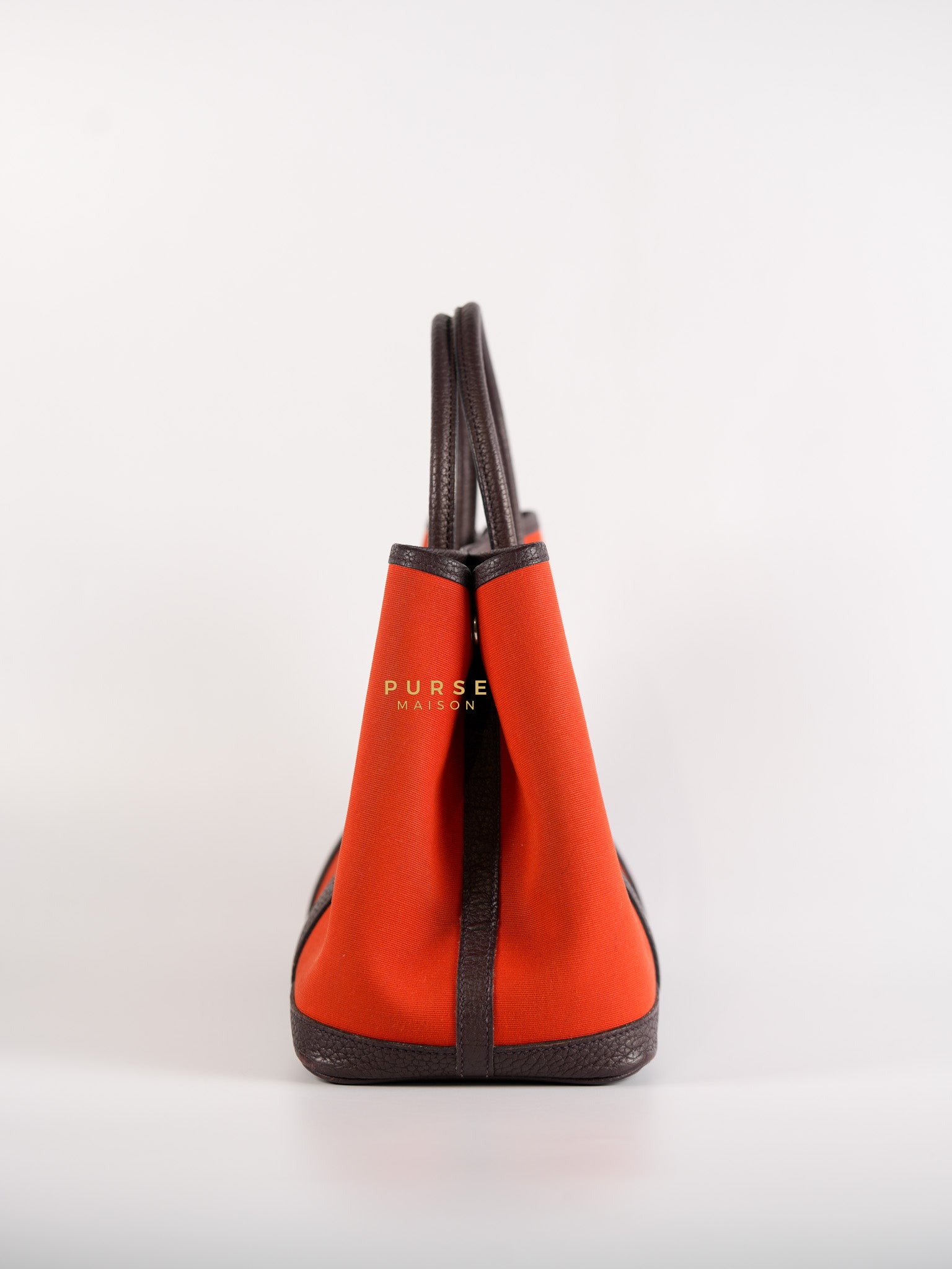 Garden Party Tote (GPT) 30 in Orange Mecano Canvas Stamp A | Purse Maison Luxury Bags Shop