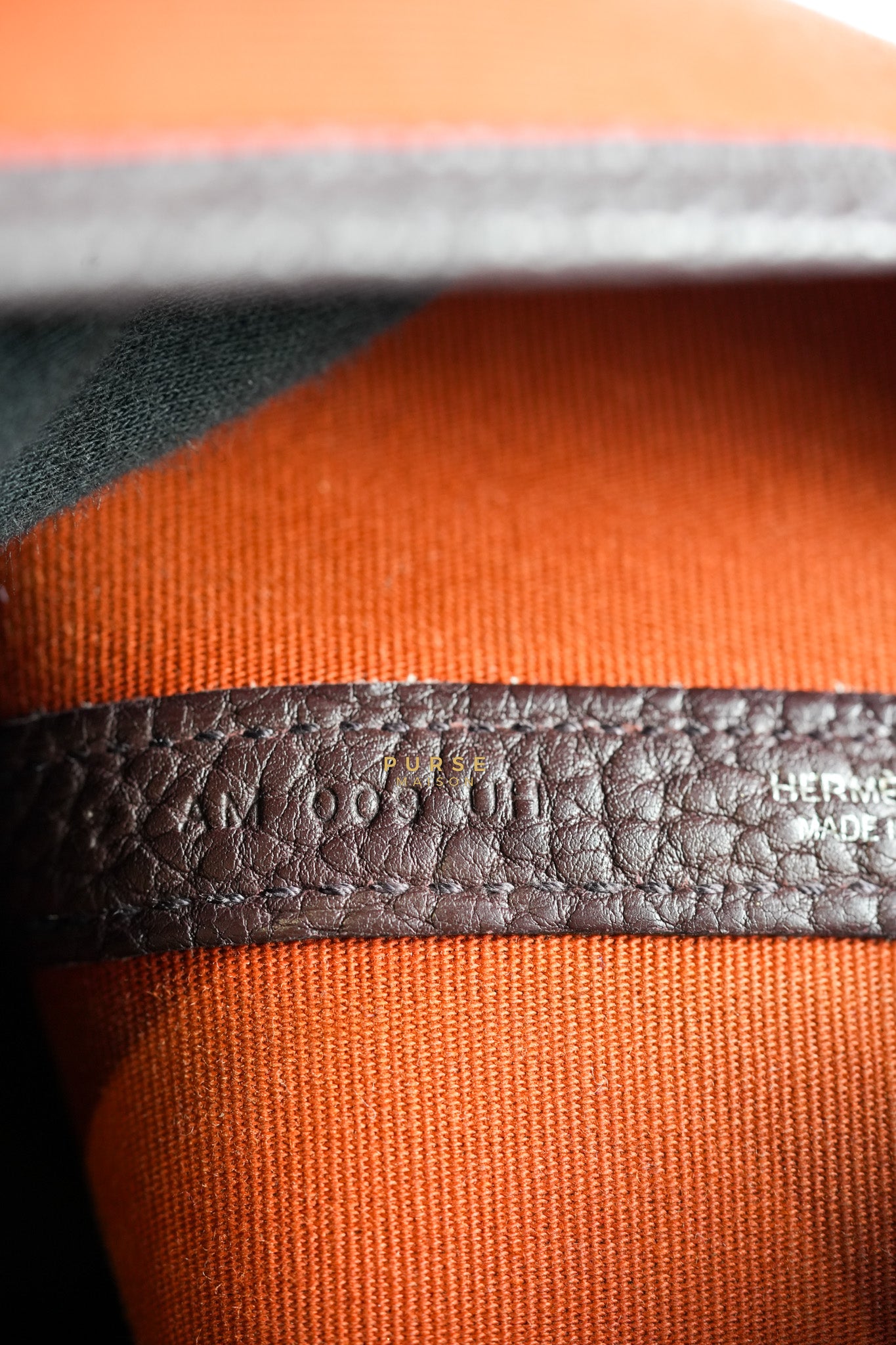 Garden Party Tote (GPT) 30 in Orange Mecano Canvas Stamp A | Purse Maison Luxury Bags Shop