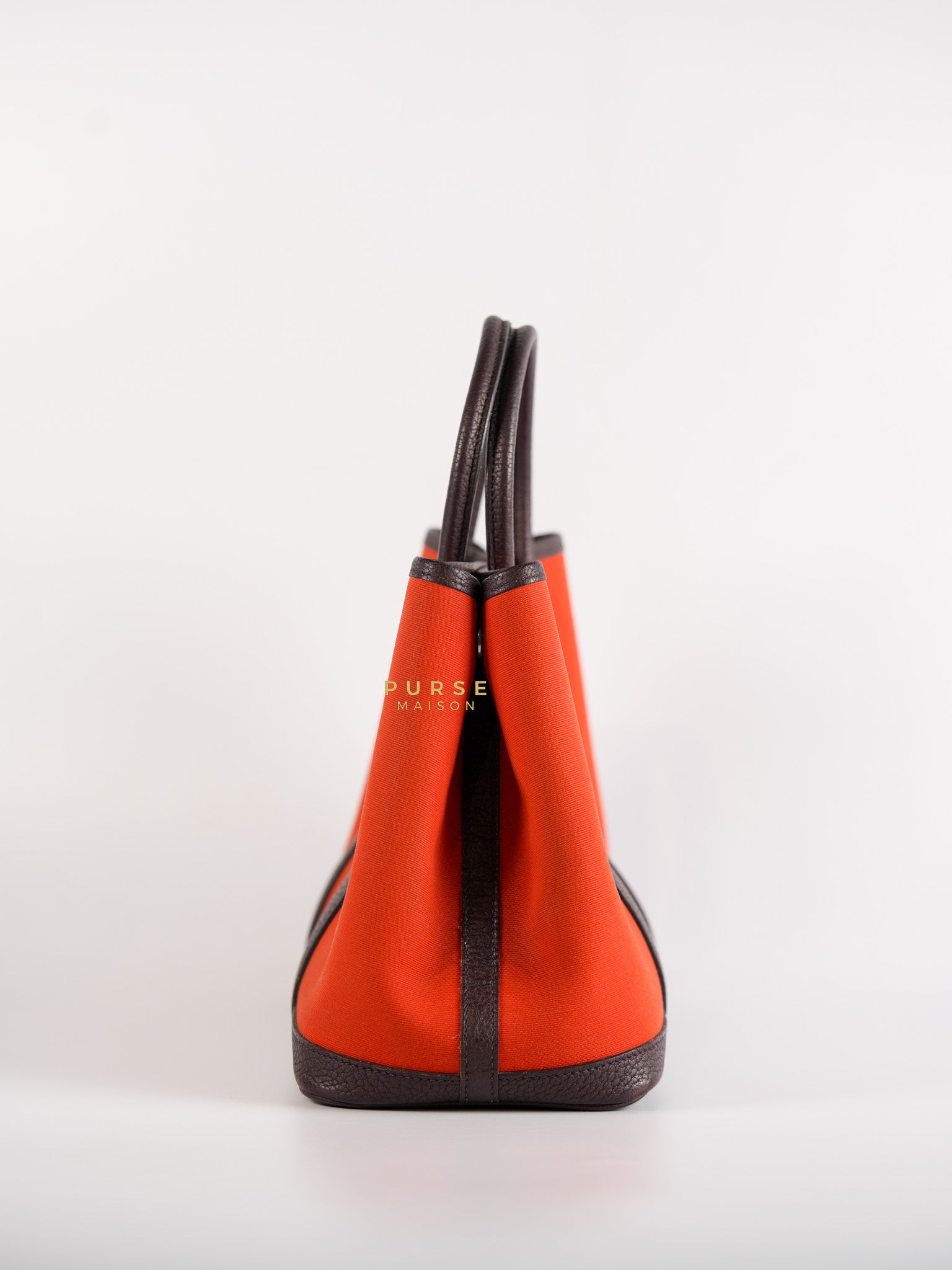 Garden Party Tote (GPT) 30 in Orange Mecano Canvas Stamp A | Purse Maison Luxury Bags Shop