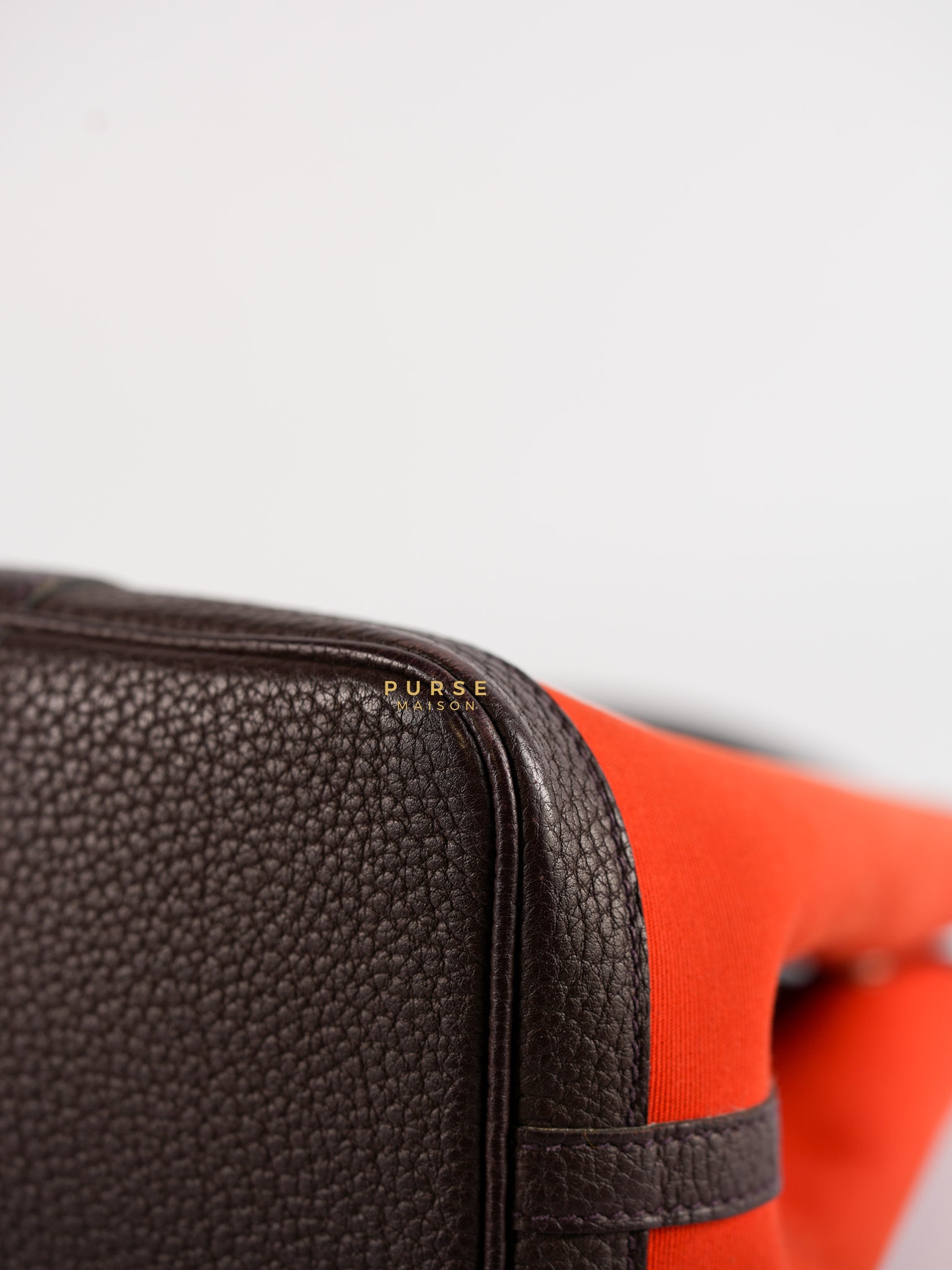 Garden Party Tote (GPT) 30 in Orange Mecano Canvas Stamp A | Purse Maison Luxury Bags Shop