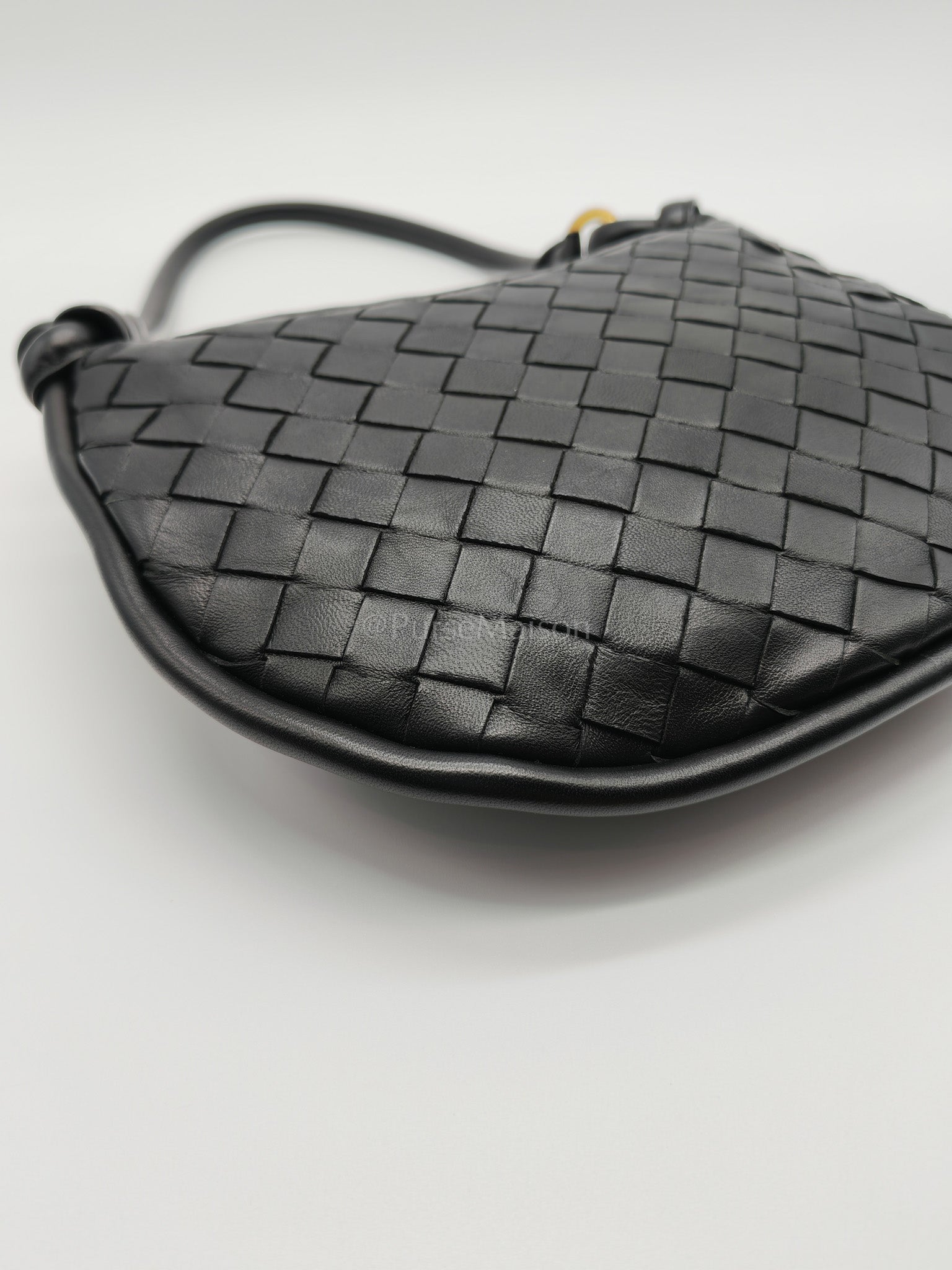 Gemelli Small in Black Intrecciato Nappa Leather Shoulder Bag | Purse Maison Luxury Bags Shop