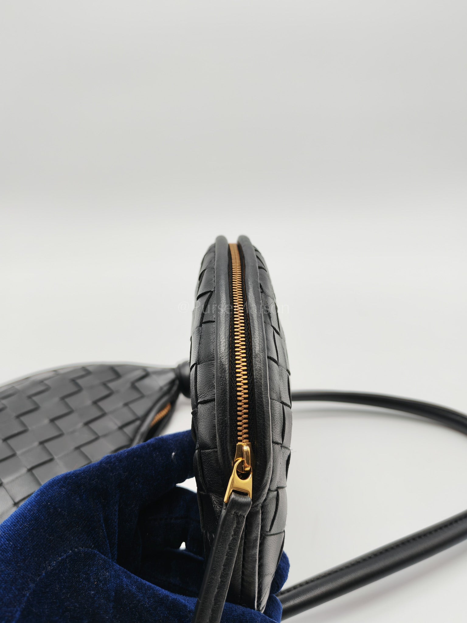 Gemelli Small in Black Intrecciato Nappa Leather Shoulder Bag | Purse Maison Luxury Bags Shop