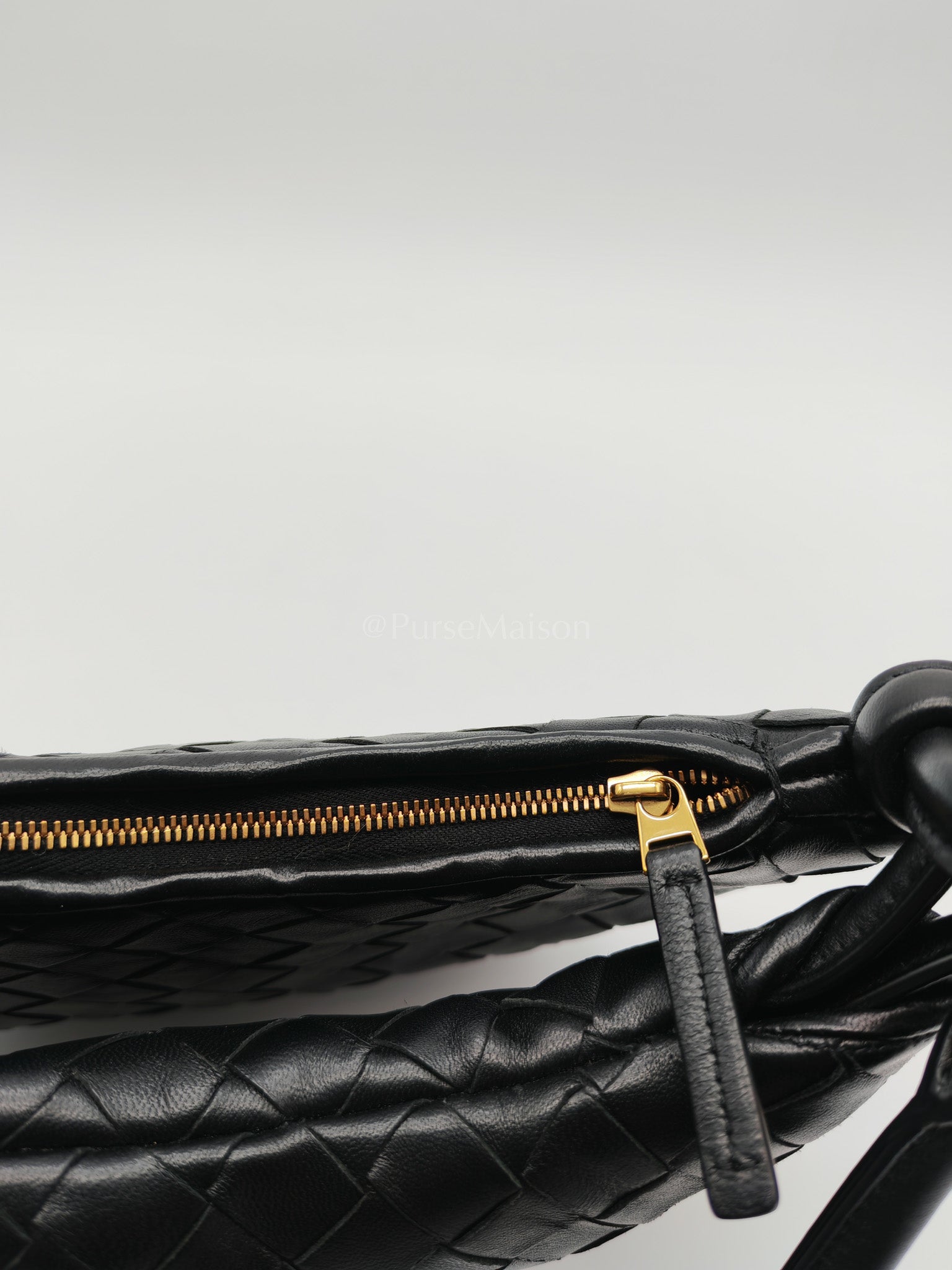 Gemelli Small in Black Intrecciato Nappa Leather Shoulder Bag | Purse Maison Luxury Bags Shop