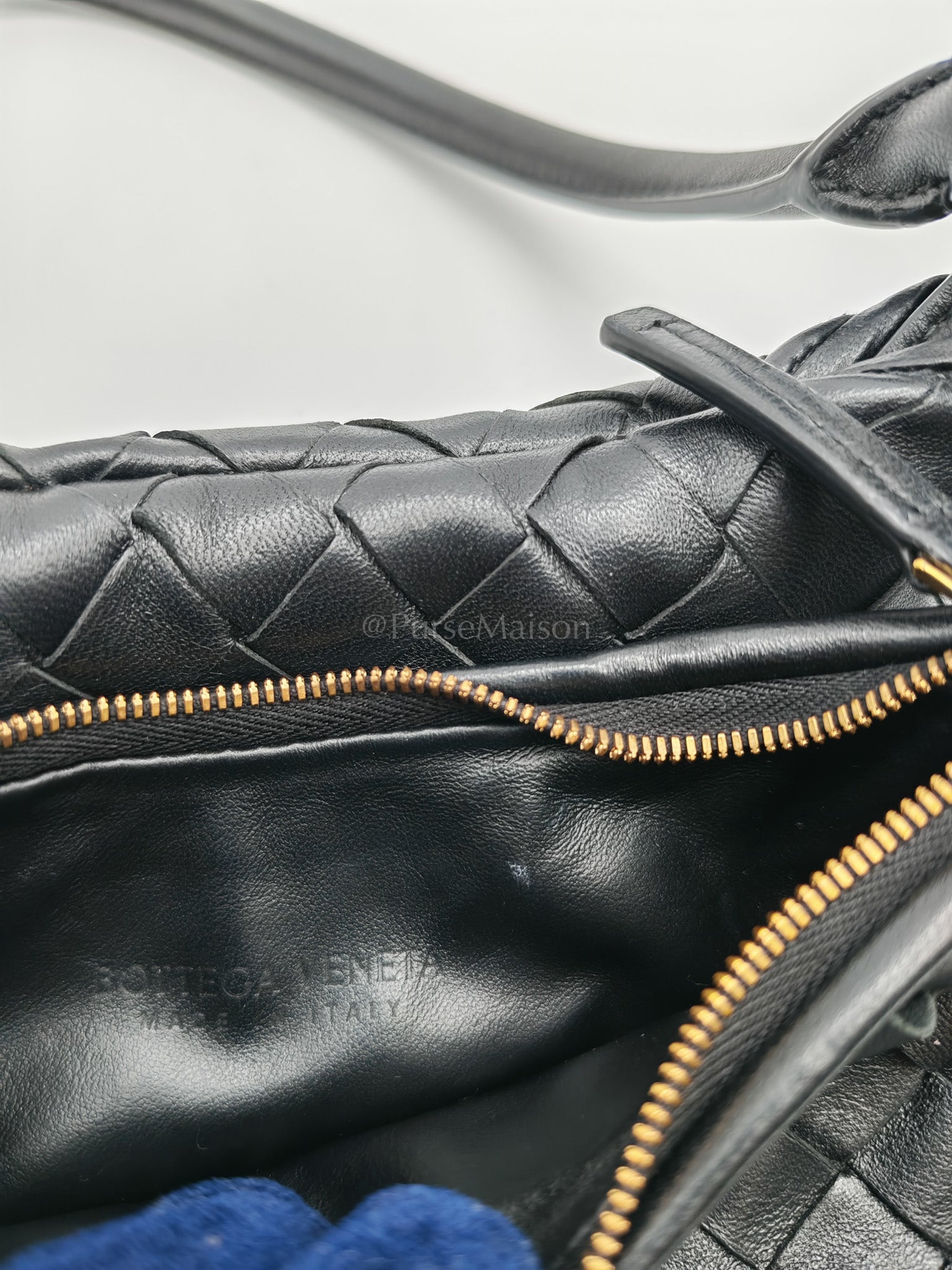 Gemelli Small in Black Intrecciato Nappa Leather Shoulder Bag | Purse Maison Luxury Bags Shop