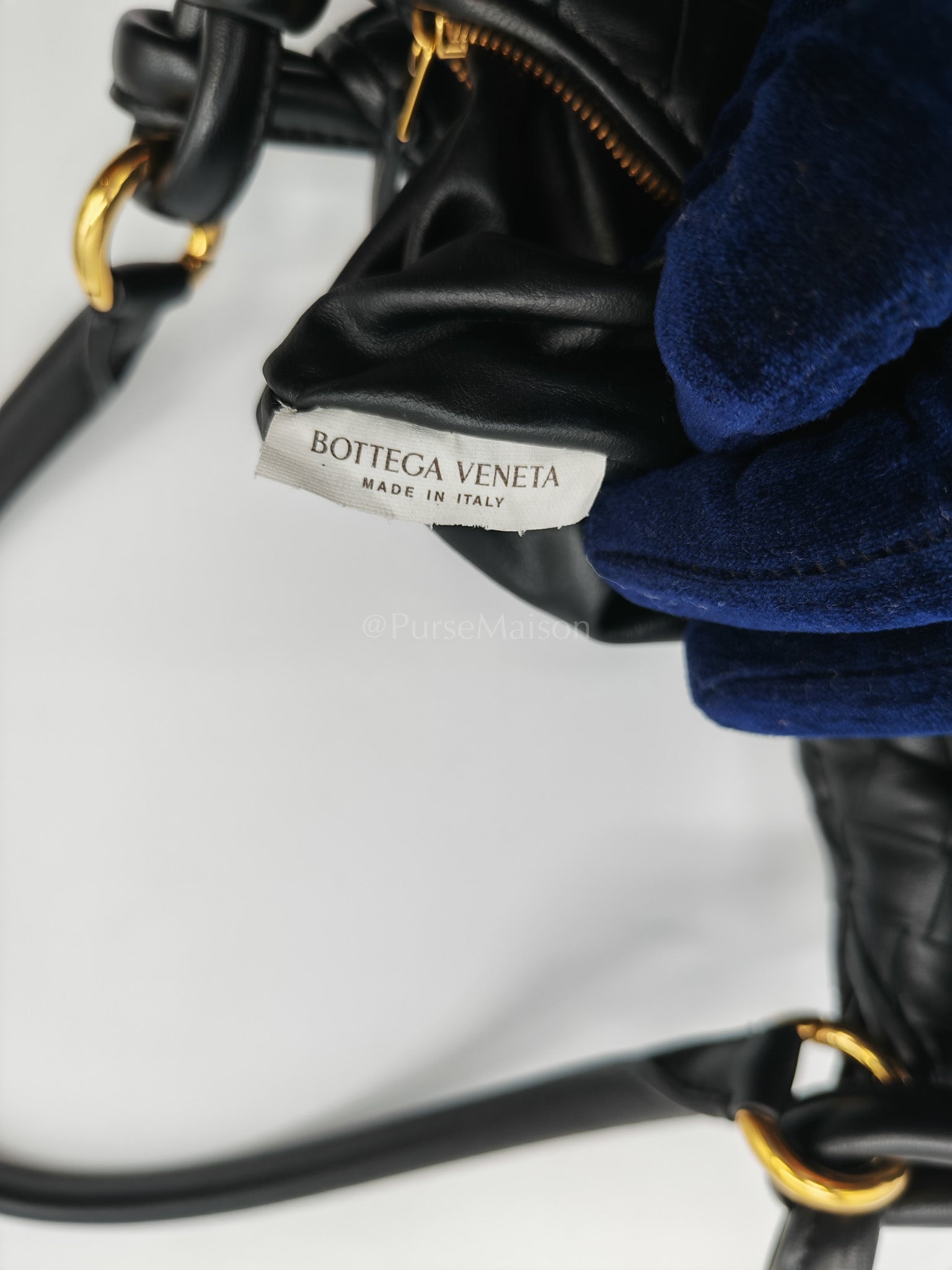 Gemelli Small in Black Intrecciato Nappa Leather Shoulder Bag | Purse Maison Luxury Bags Shop