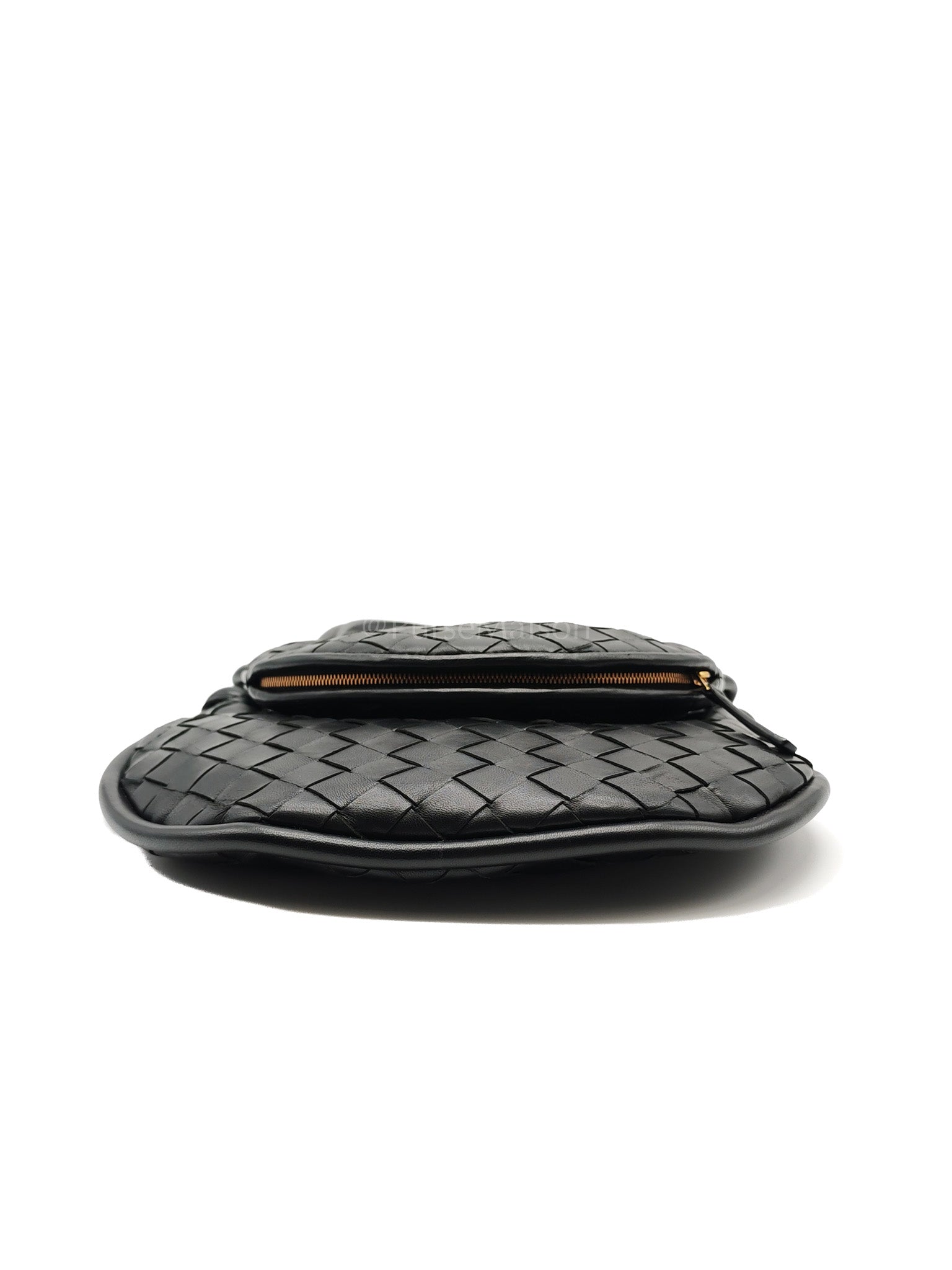 Gemelli Small in Black Intrecciato Nappa Leather Shoulder Bag | Purse Maison Luxury Bags Shop