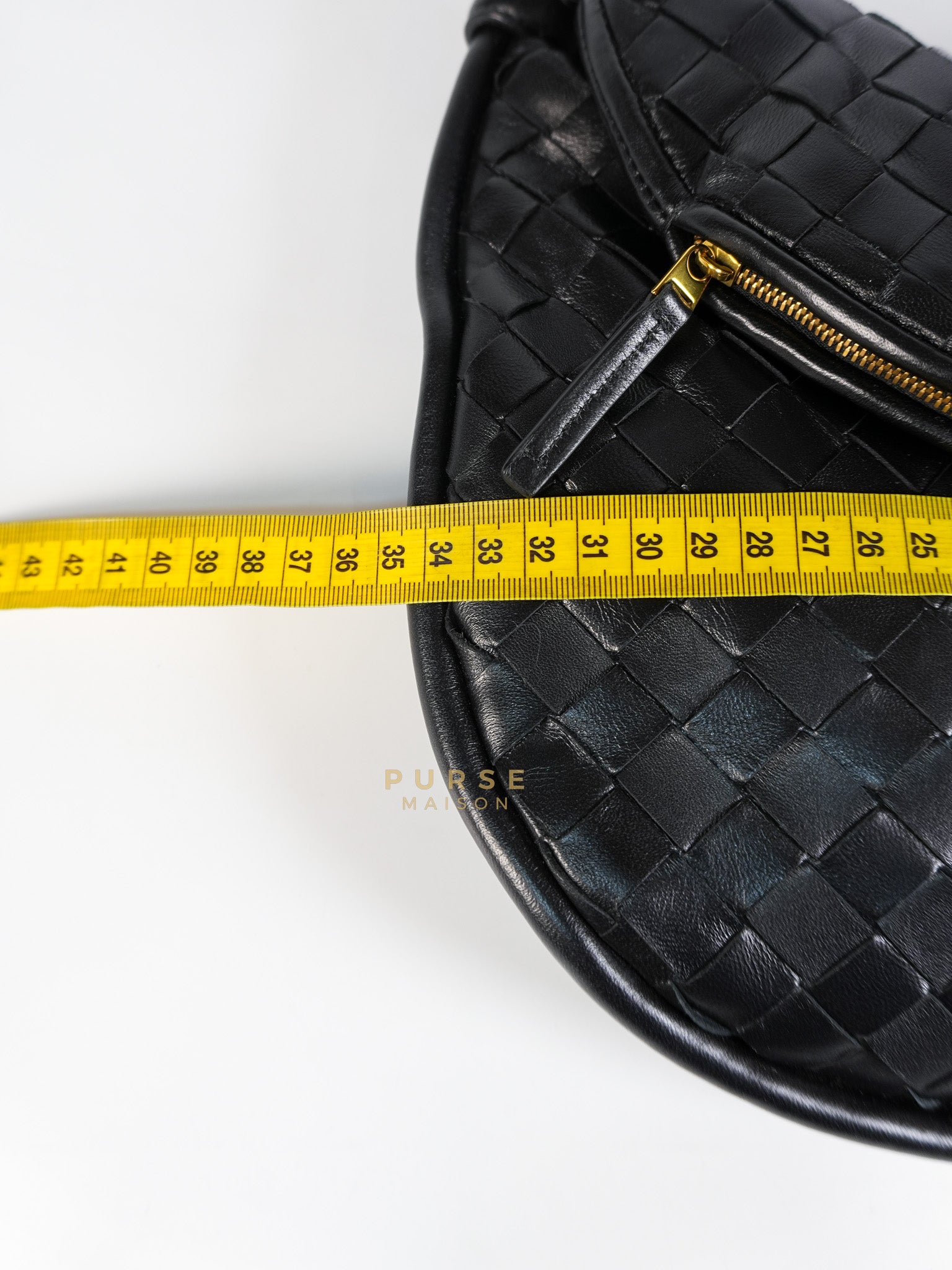 Gemeni Shoulder Bag Medium in Black Leather | Purse Maison Luxury Bags Shop