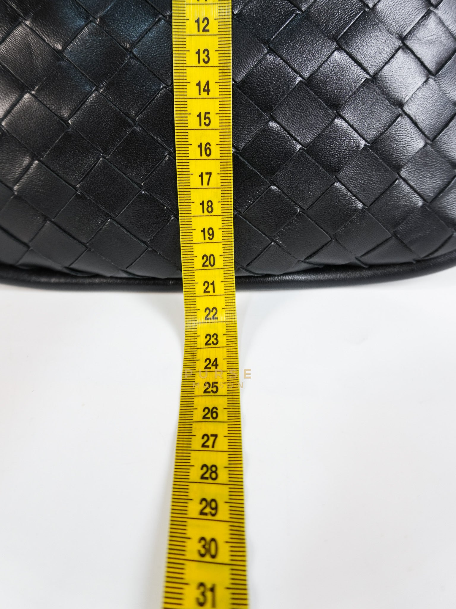 Gemeni Shoulder Bag Medium in Black Leather | Purse Maison Luxury Bags Shop