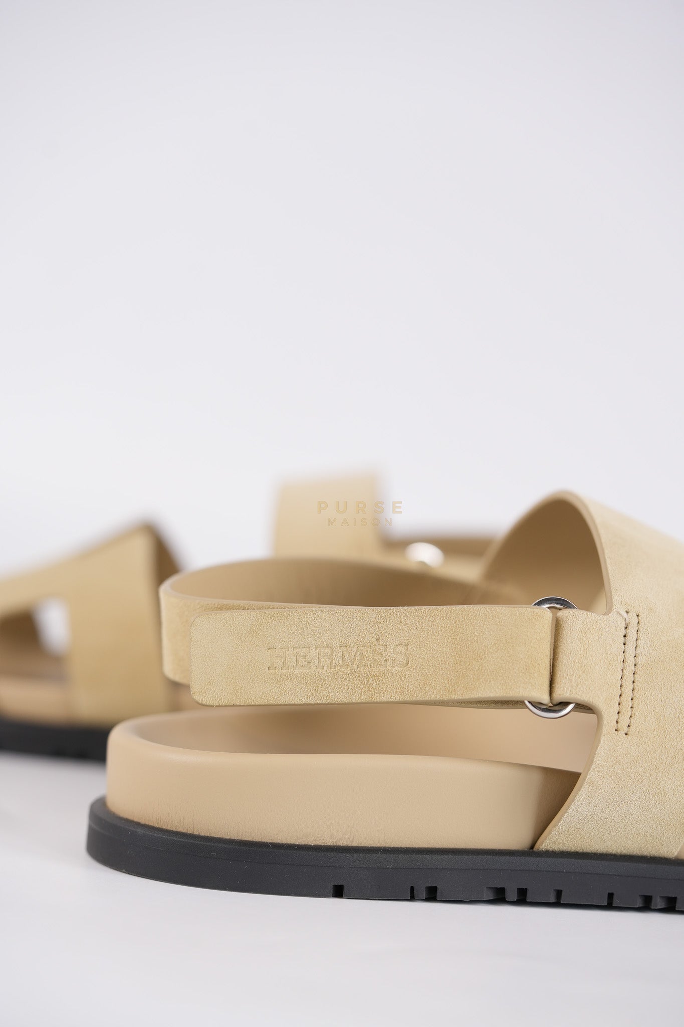 Genius Beige in Suede Leather Size 40EU (25.5cm) | Purse Maison Luxury Bags Shop