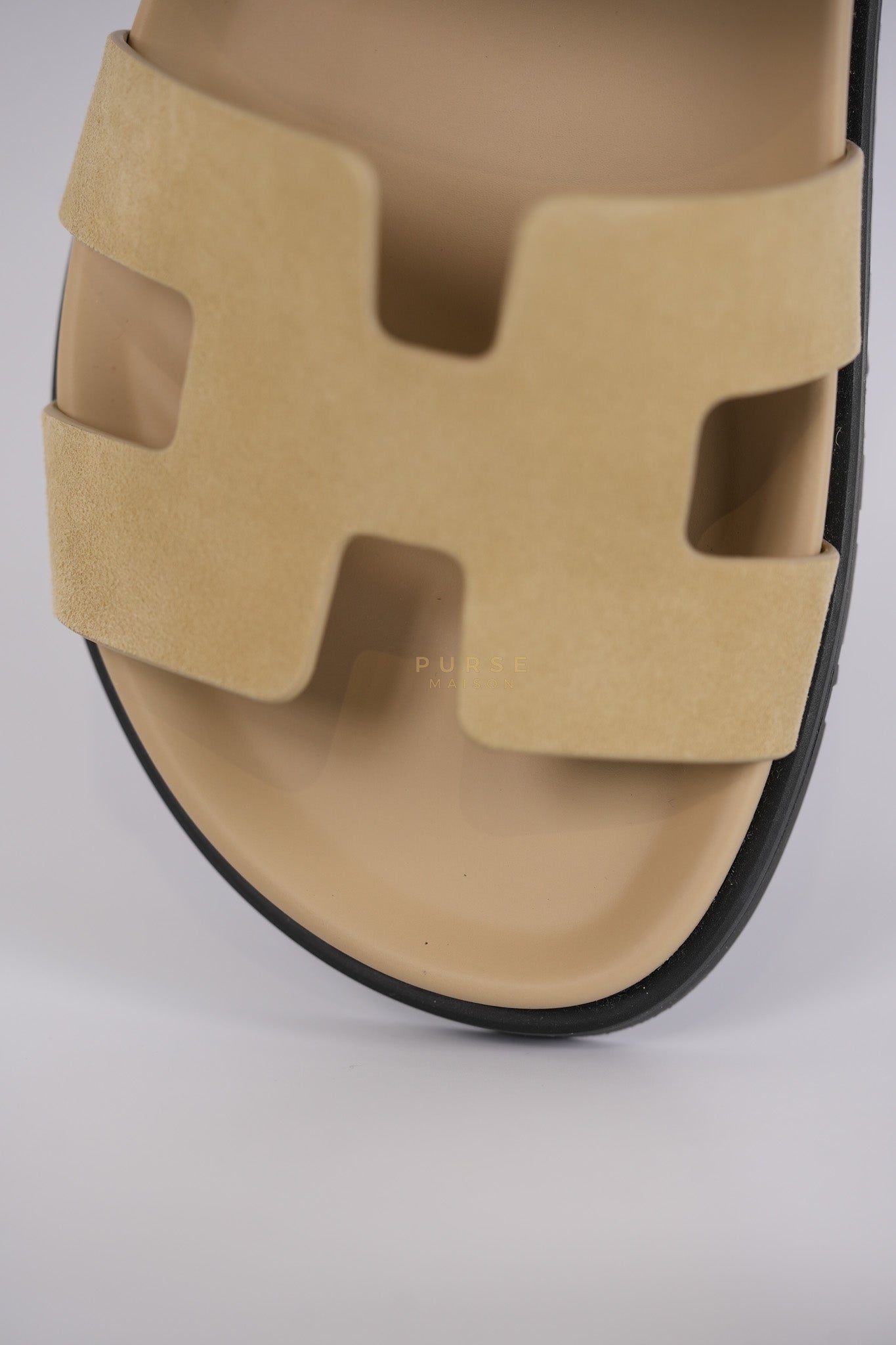 Genius Beige in Suede Leather Size 40EU (25.5cm) | Purse Maison Luxury Bags Shop