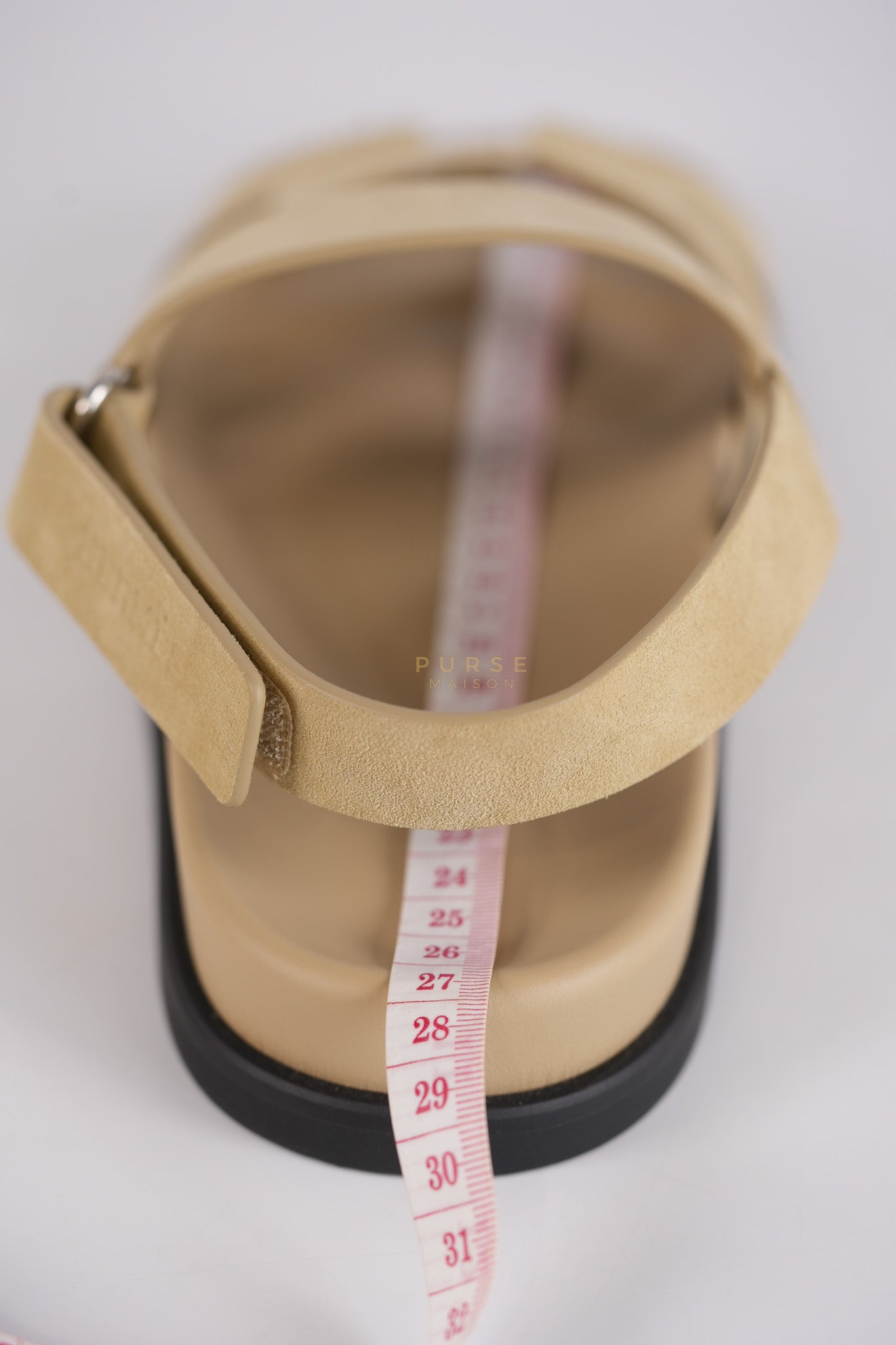 Genius Beige in Suede Leather Size 40EU (25.5cm) | Purse Maison Luxury Bags Shop