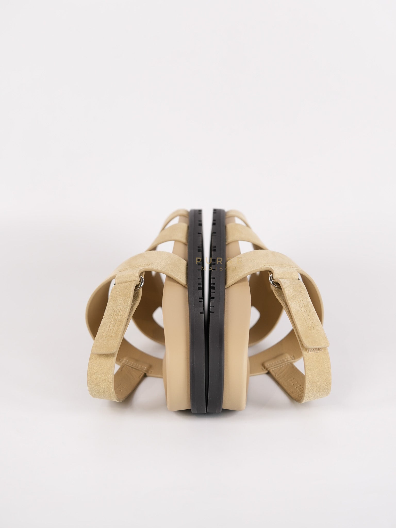 Genius Beige in Suede Leather Size 40EU (25.5cm) | Purse Maison Luxury Bags Shop