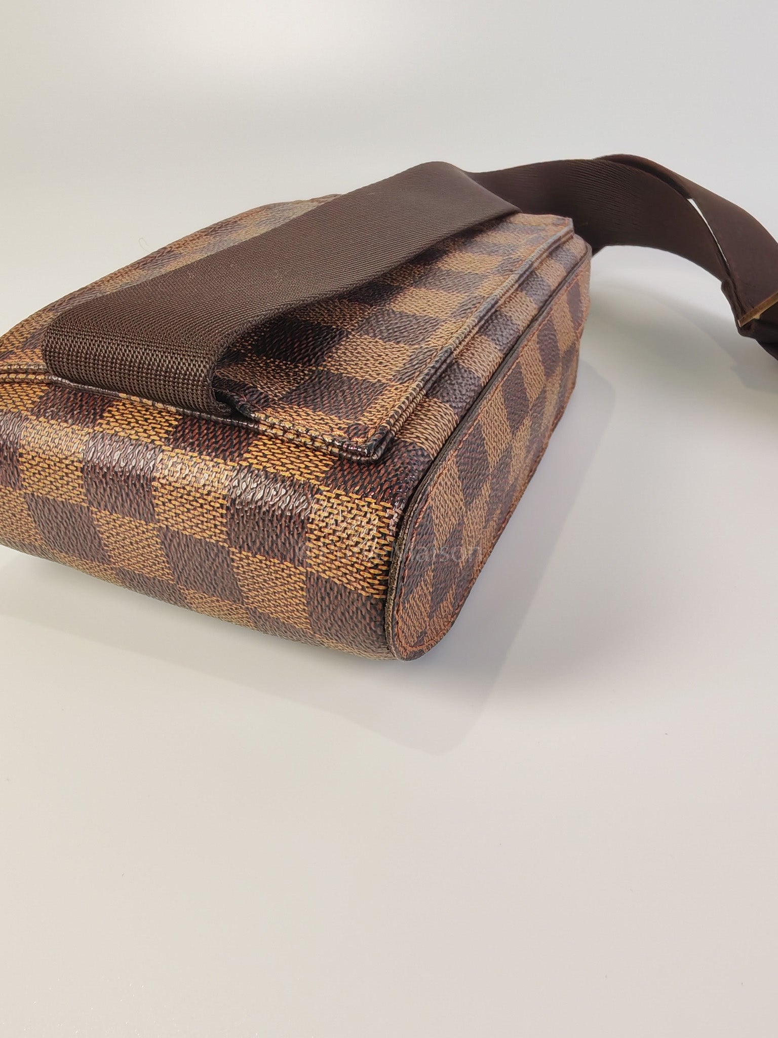 Geronimos Waist Bag In Damier Ebene Canvas (CA0014) | Purse Maison Luxury Bags Shop