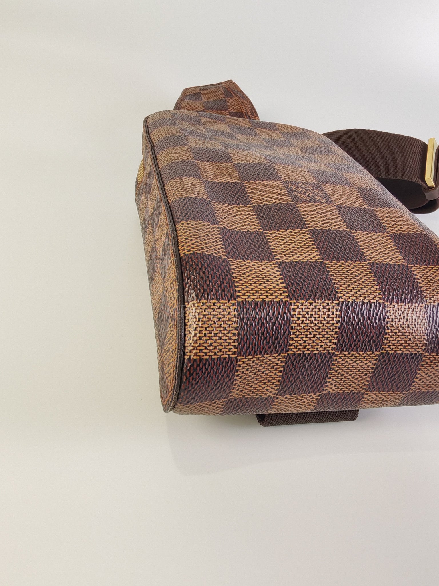 Geronimos Waist Bag In Damier Ebene Canvas (CA0014) | Purse Maison Luxury Bags Shop