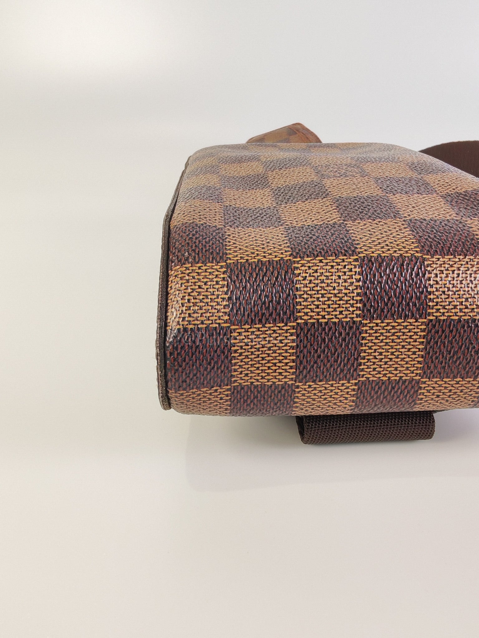 Geronimos Waist Bag In Damier Ebene Canvas (CA0014) | Purse Maison Luxury Bags Shop