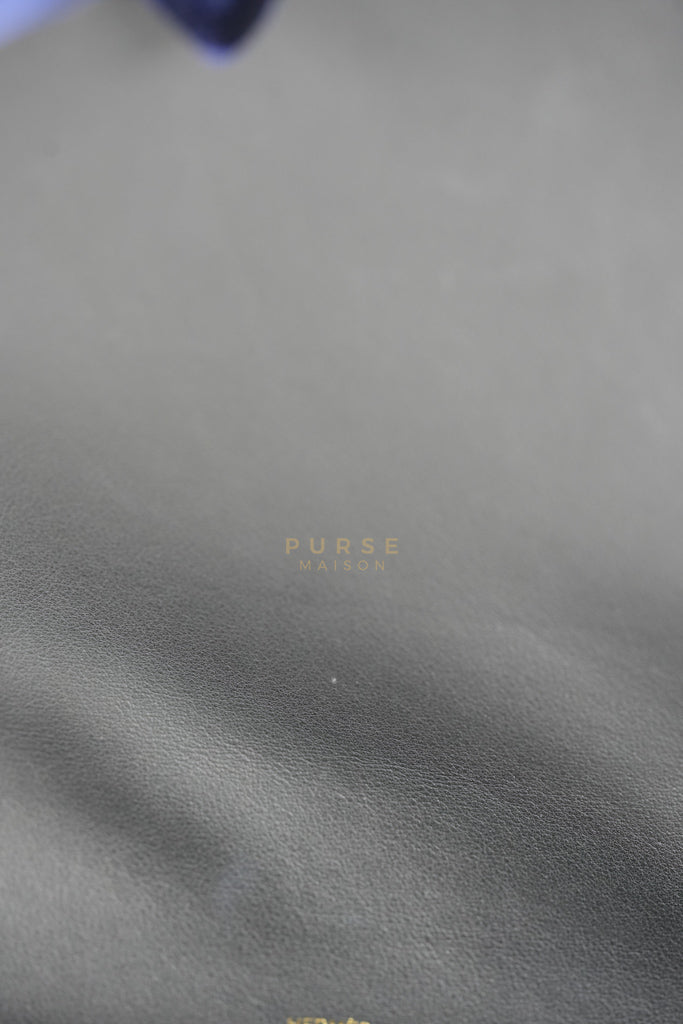 Geta Bag in Black Chevre Mysore Leather and Gold Hardware Stamp B (2023) | Purse Maison Luxury Bags Shop