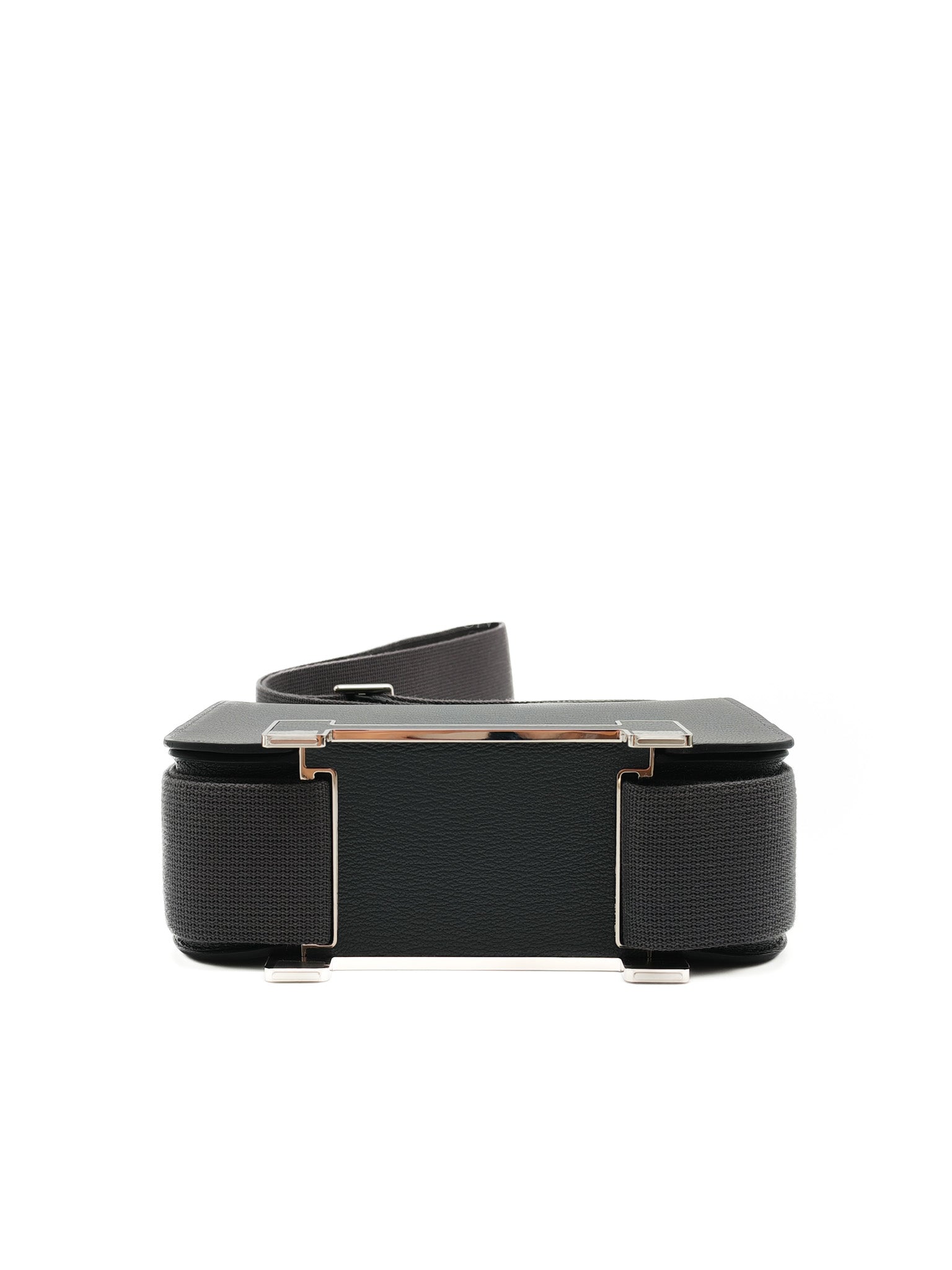 Geta in Gris Misty Chevre Mysore Leather Palladium Hardware Stamp K(2025) | Purse Maison Luxury Bags Shop