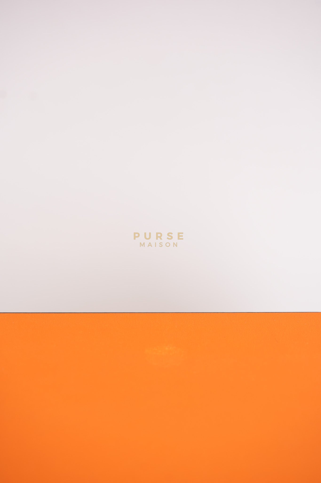 Geta in Nata Chevre Mysore Leather & Palladium Hardware Stamp W (2024) | Purse Maison Luxury Bags Shop