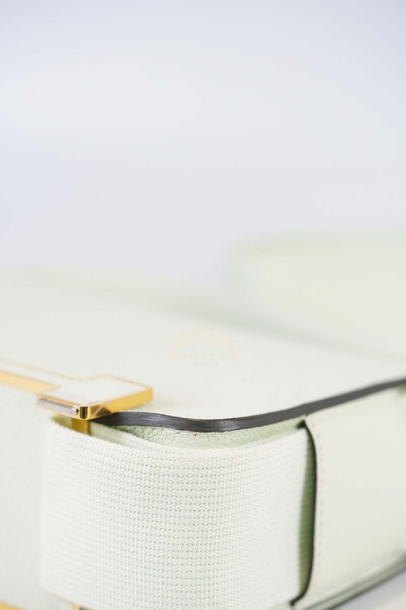 Geta Vert Fizz in Chevre Mysore Leather and Gold Hardware Stamp B (2023) | Purse Maison Luxury Bags Shop