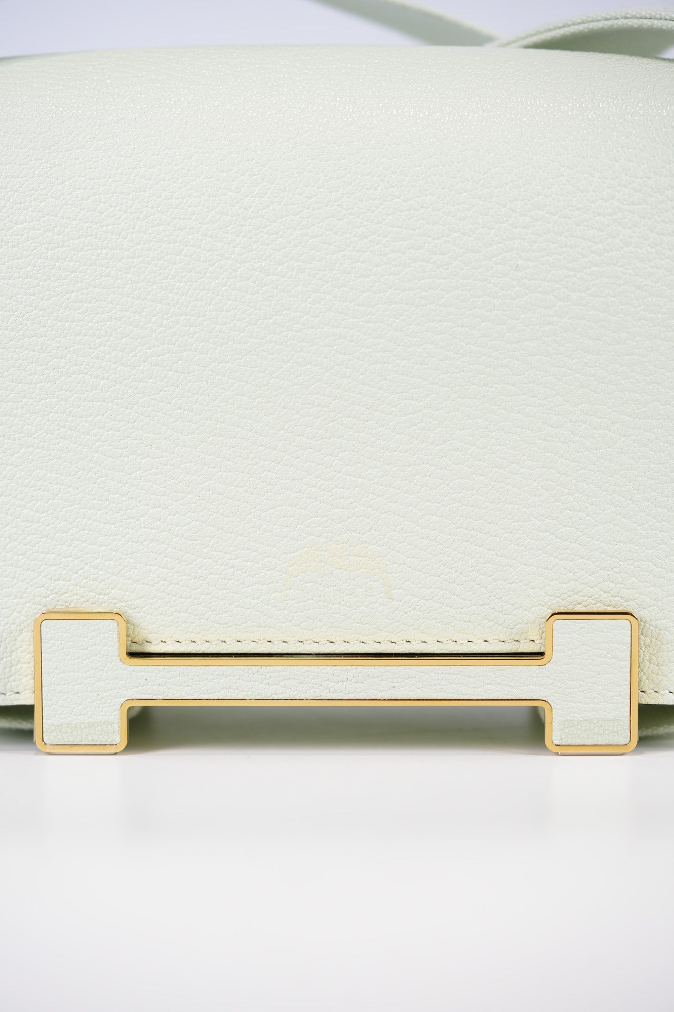 Geta Vert Fizz in Chevre Mysore Leather and Gold Hardware Stamp B (2023) | Purse Maison Luxury Bags Shop