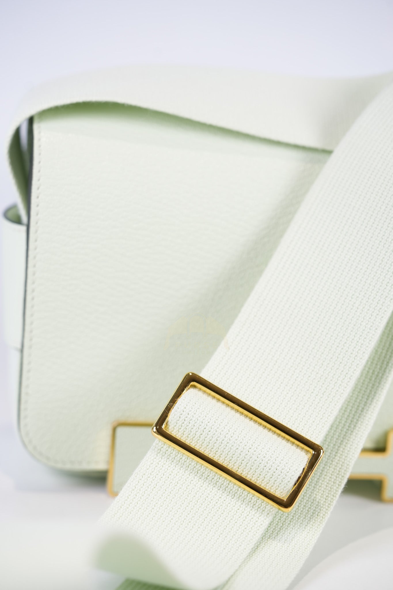 Geta Vert Fizz in Chevre Mysore Leather and Gold Hardware Stamp B (2023) | Purse Maison Luxury Bags Shop