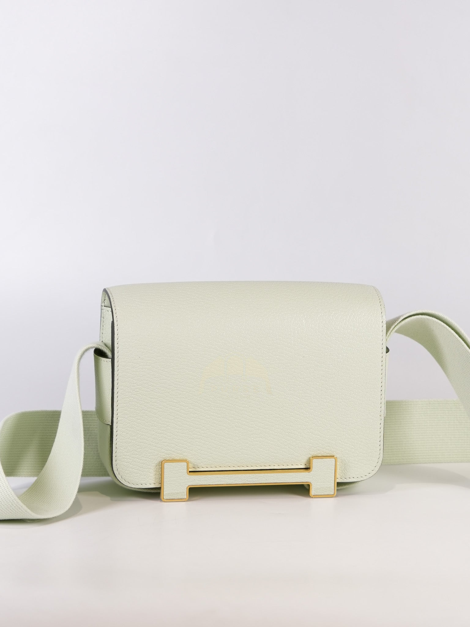 Geta Vert Fizz in Chevre Mysore Leather and Gold Hardware Stamp B (2023) | Purse Maison Luxury Bags Shop