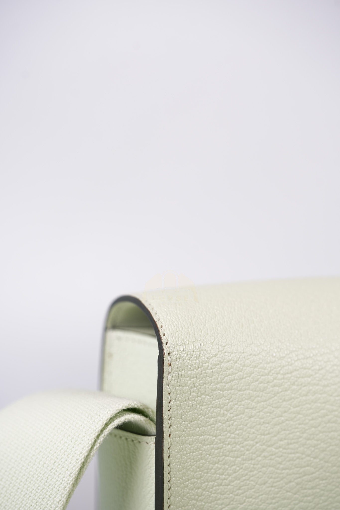 Geta Vert Fizz in Chevre Mysore Leather and Gold Hardware Stamp B (2023) | Purse Maison Luxury Bags Shop
