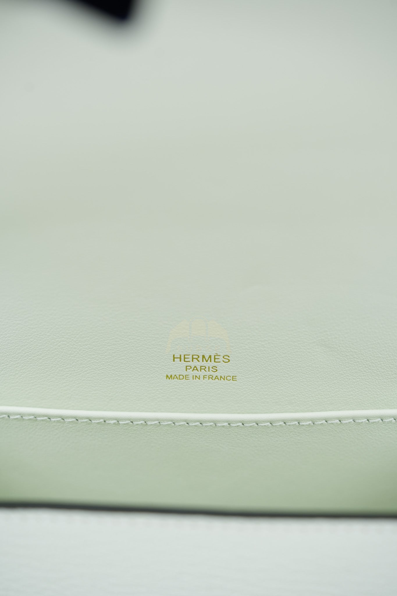 Geta Vert Fizz in Chevre Mysore Leather and Gold Hardware Stamp B (2023) | Purse Maison Luxury Bags Shop