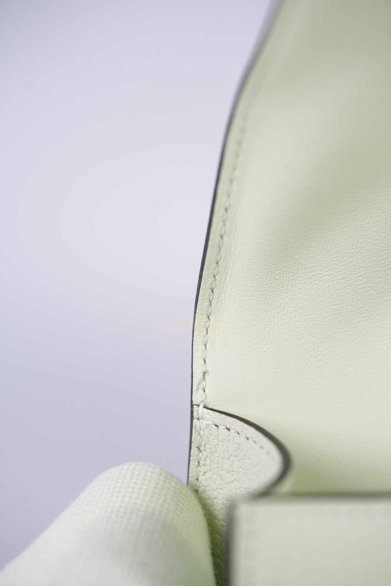 Geta Vert Fizz in Chevre Mysore Leather and Gold Hardware Stamp B (2023) | Purse Maison Luxury Bags Shop